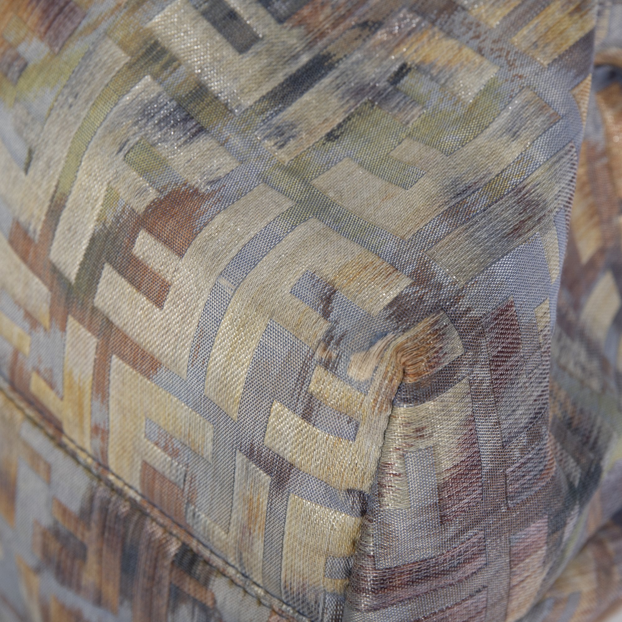 Fendi Metallic Zucca Chef Tote