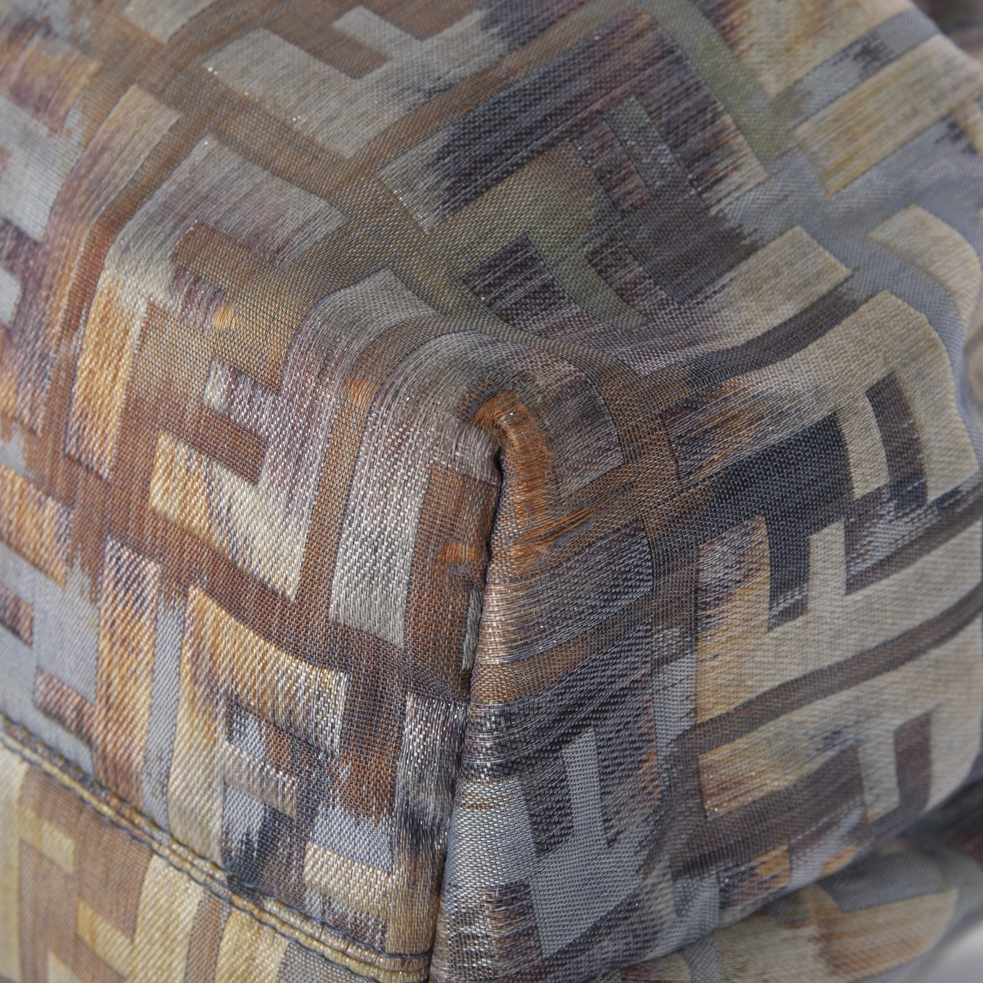 Fendi Metallic Zucca Chef Tote