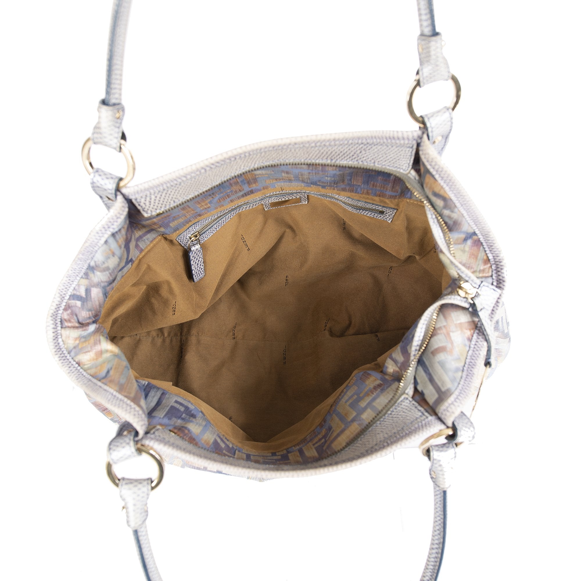 Fendi Metallic Zucca Chef Tote