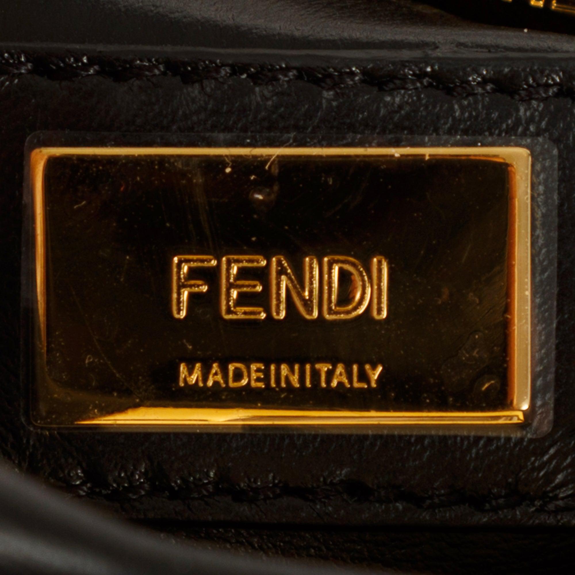 Fendi Mini Peekaboo Bag w/ Strap