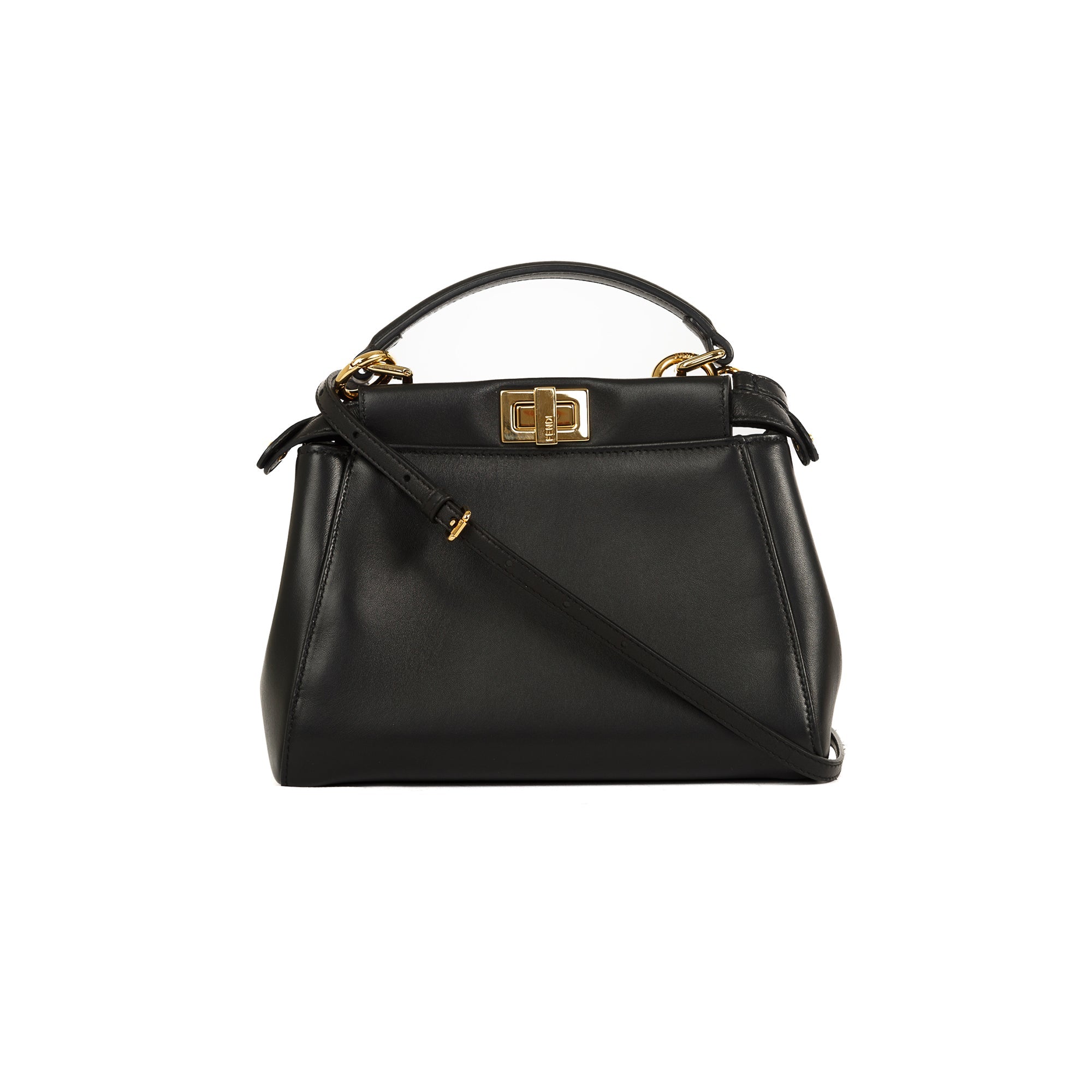 Fendi Mini Peekaboo Bag w/ Strap