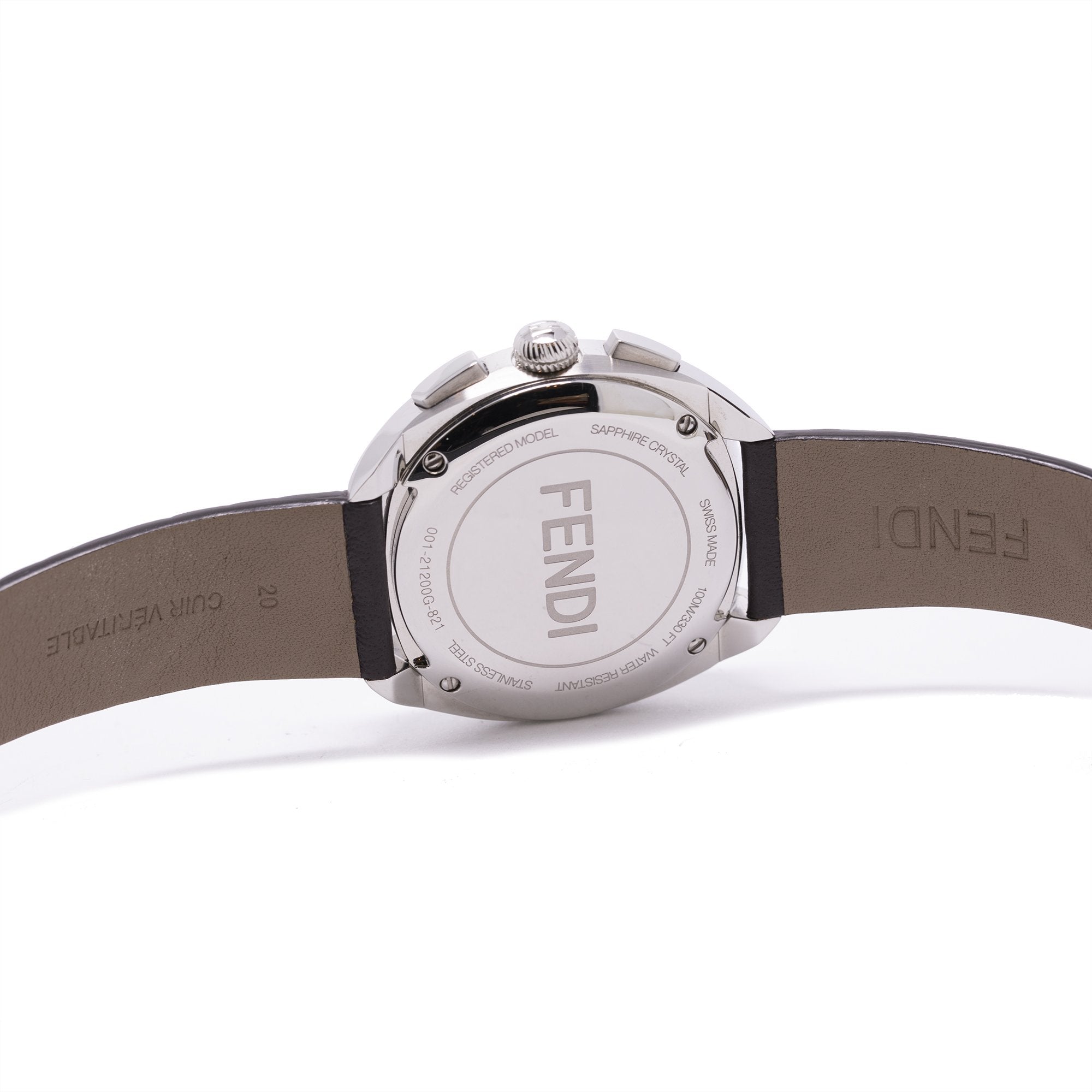 Fendi Momento Chronograph Watch w/ Box