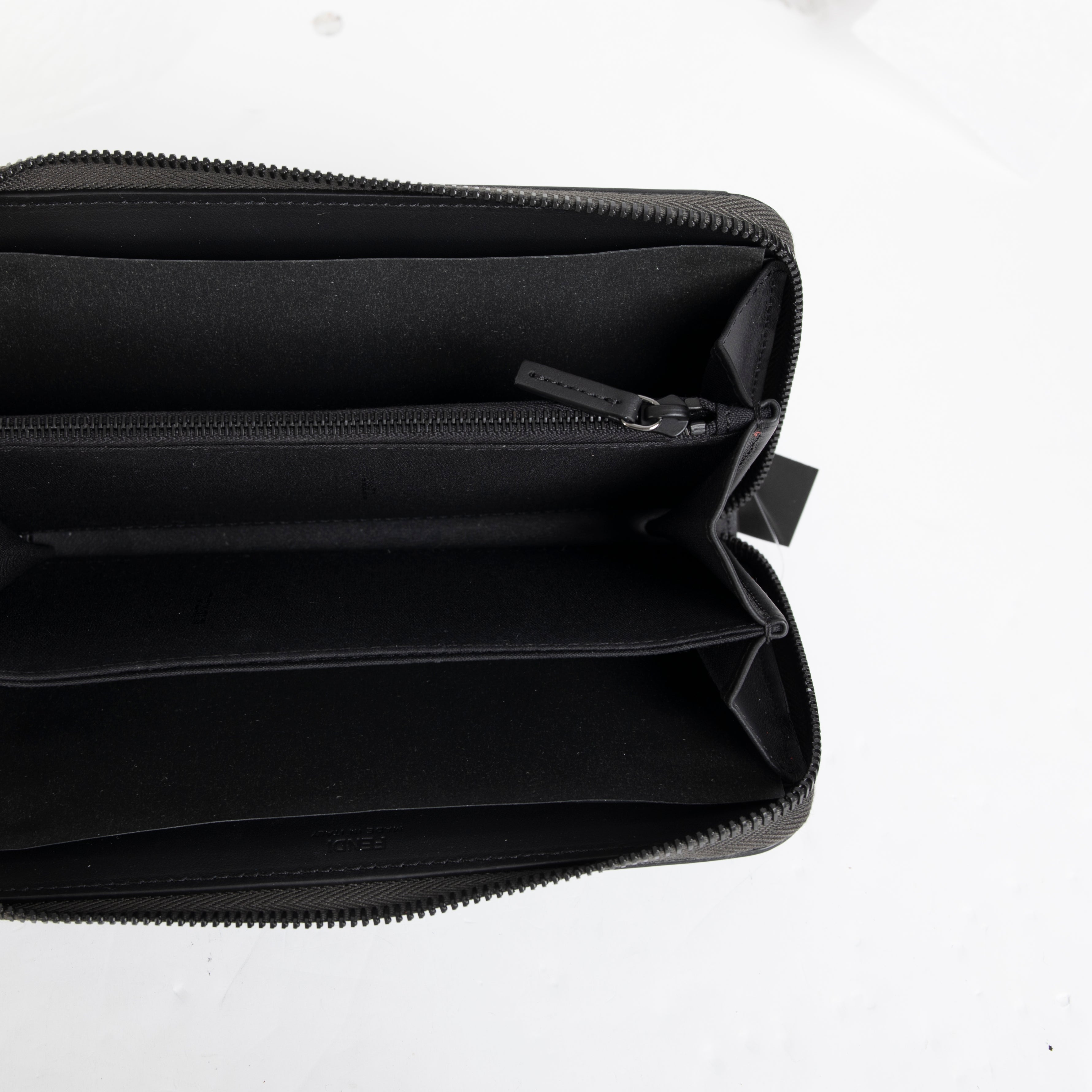 Fendi Monster Motif Leather Continental Wallet w/ Box