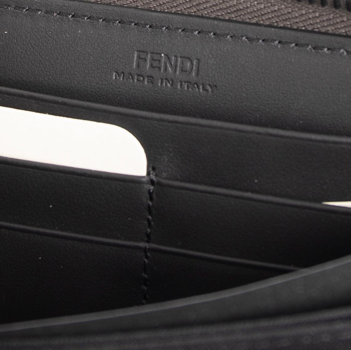 Fendi Monster Motif Leather Continental Wallet w/ Box