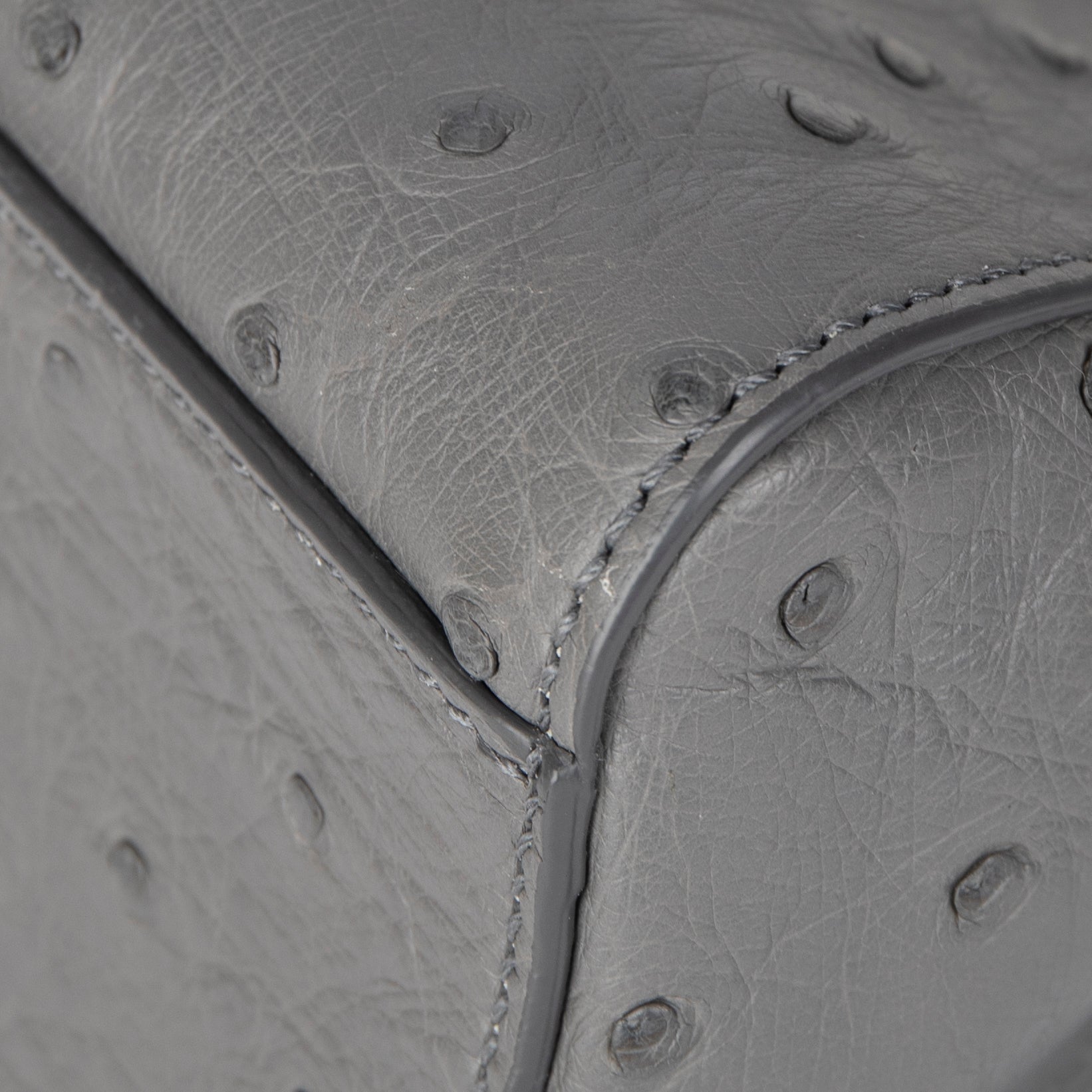 Fendi Ostrich Mini Peekaboo Isseu Bag