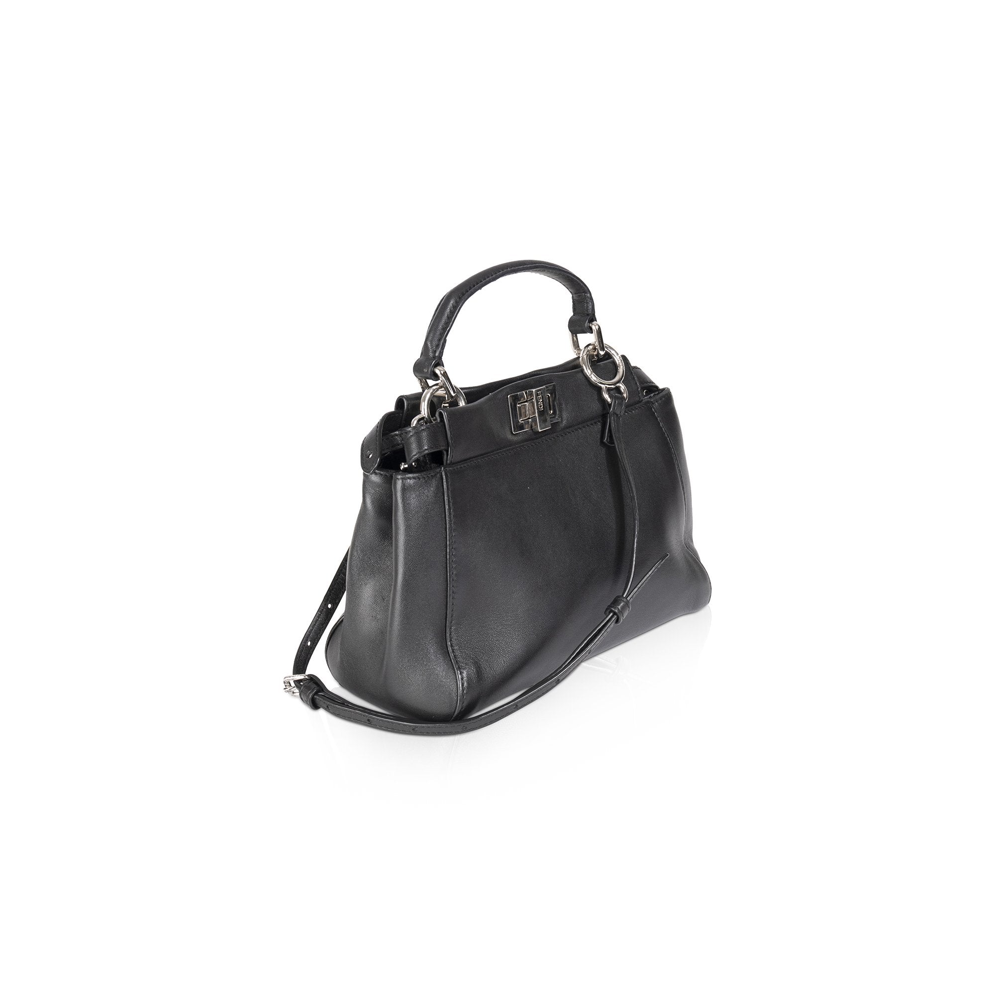 Fendi Peekaboo Mini Monster Eyes Satchel Bag