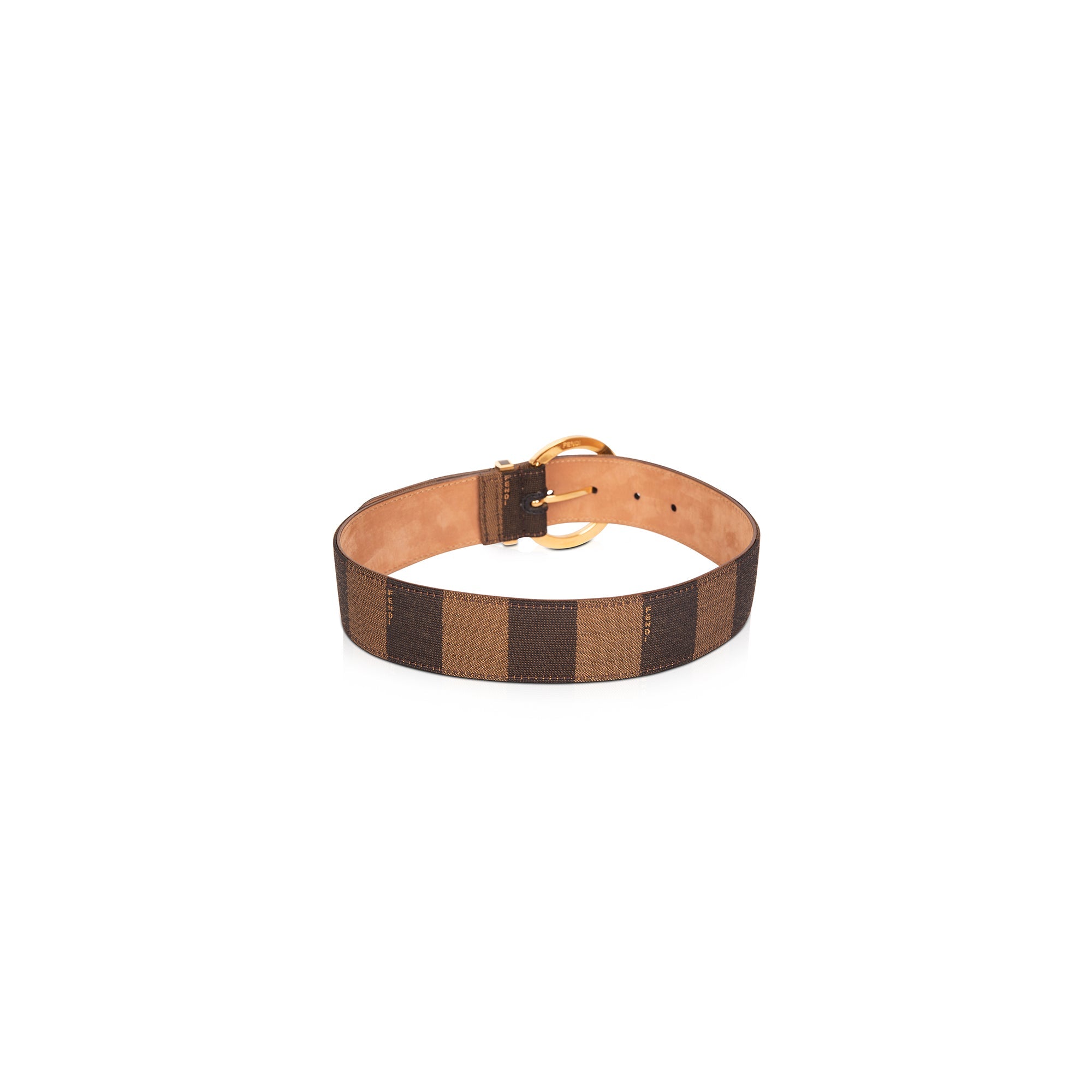 Fendi Pequin Striped Belt