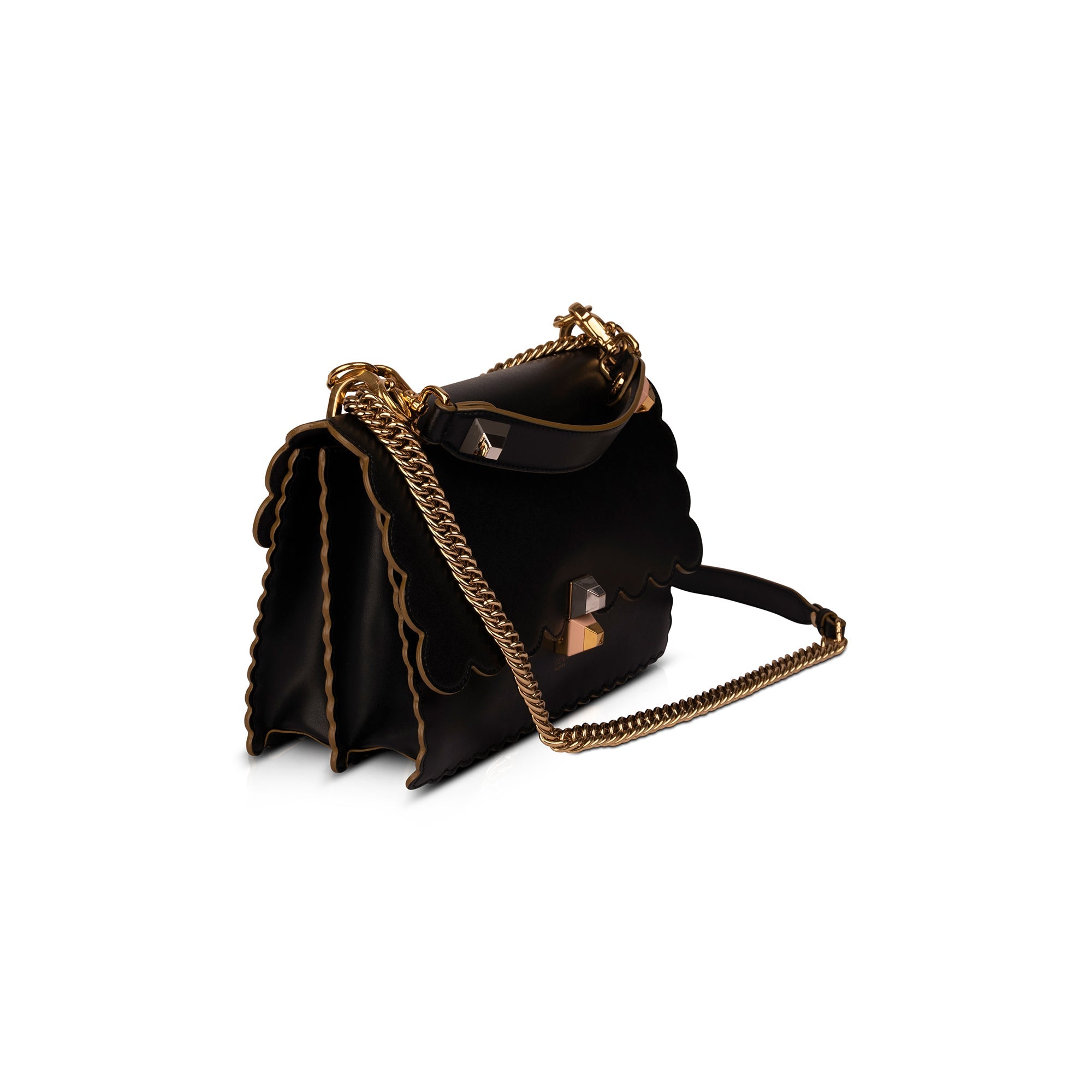 Fendi Scalloped Studded Kan I Shoulder Bag – Oliver Jewellery