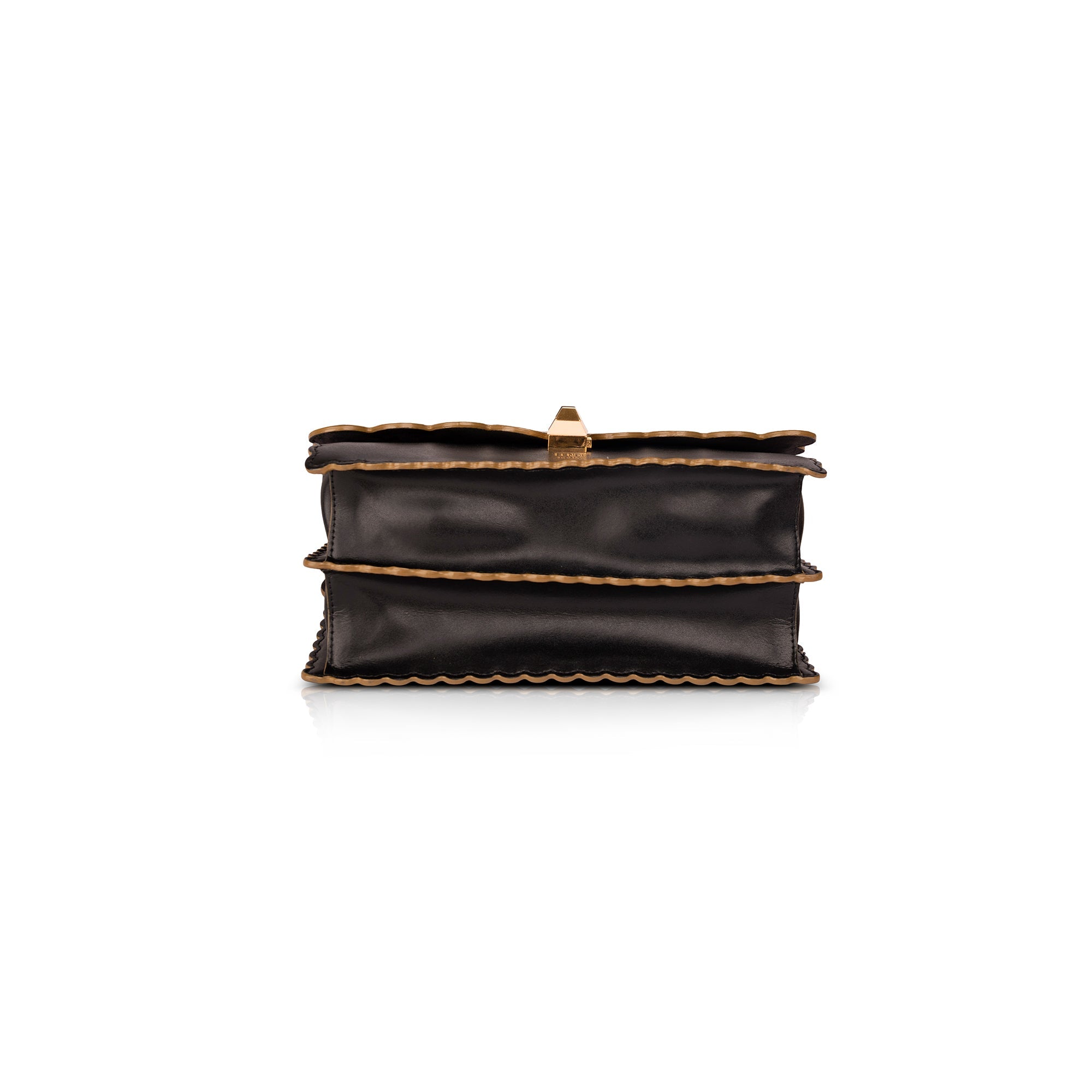 Fendi Scalloped Studded Kan I Shoulder Bag – OLIVER'S