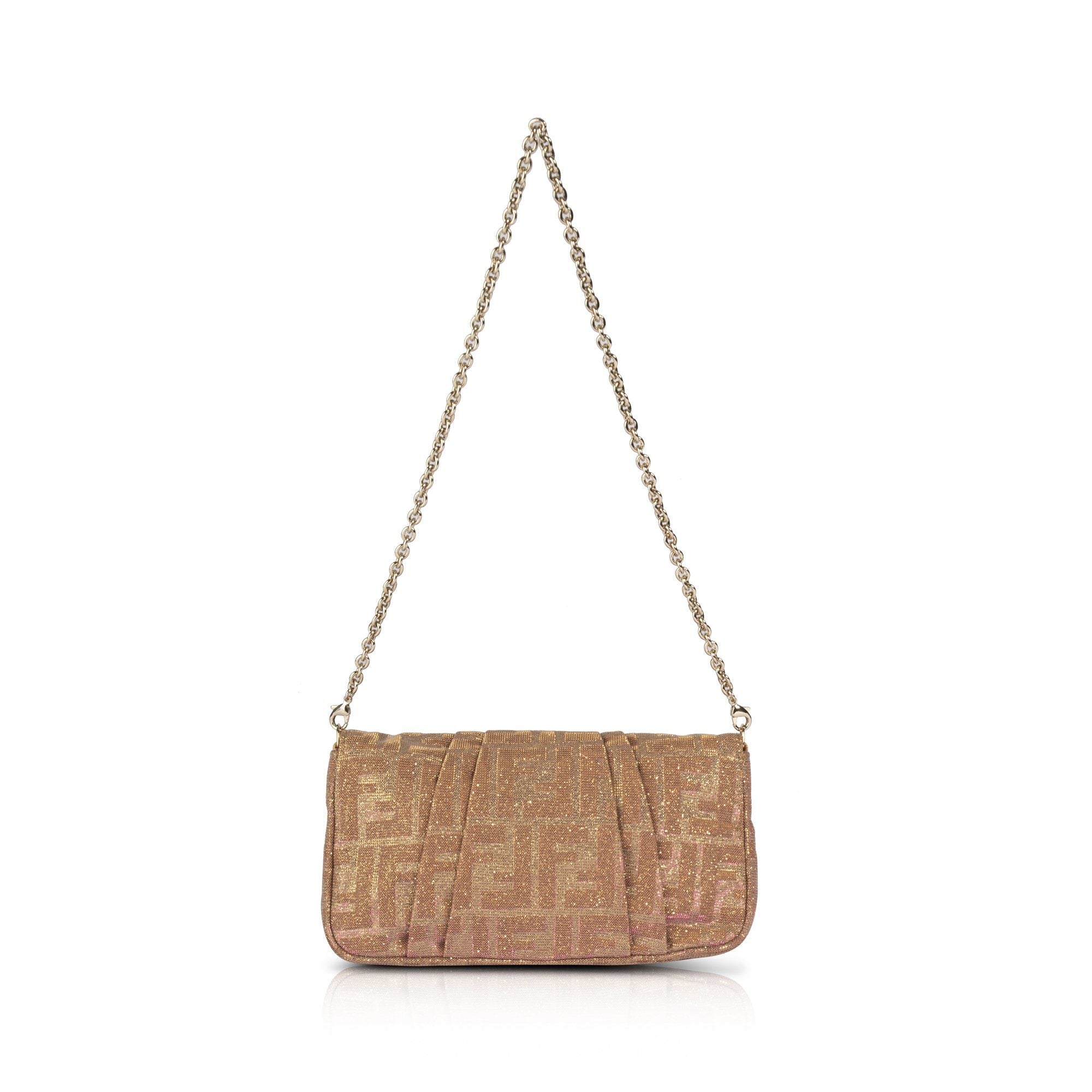 Fendi Sequin Leather Mia Pochette Bag