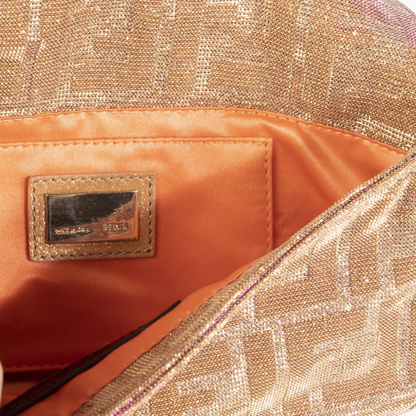 Fendi Sequin Leather Mia Pochette Bag