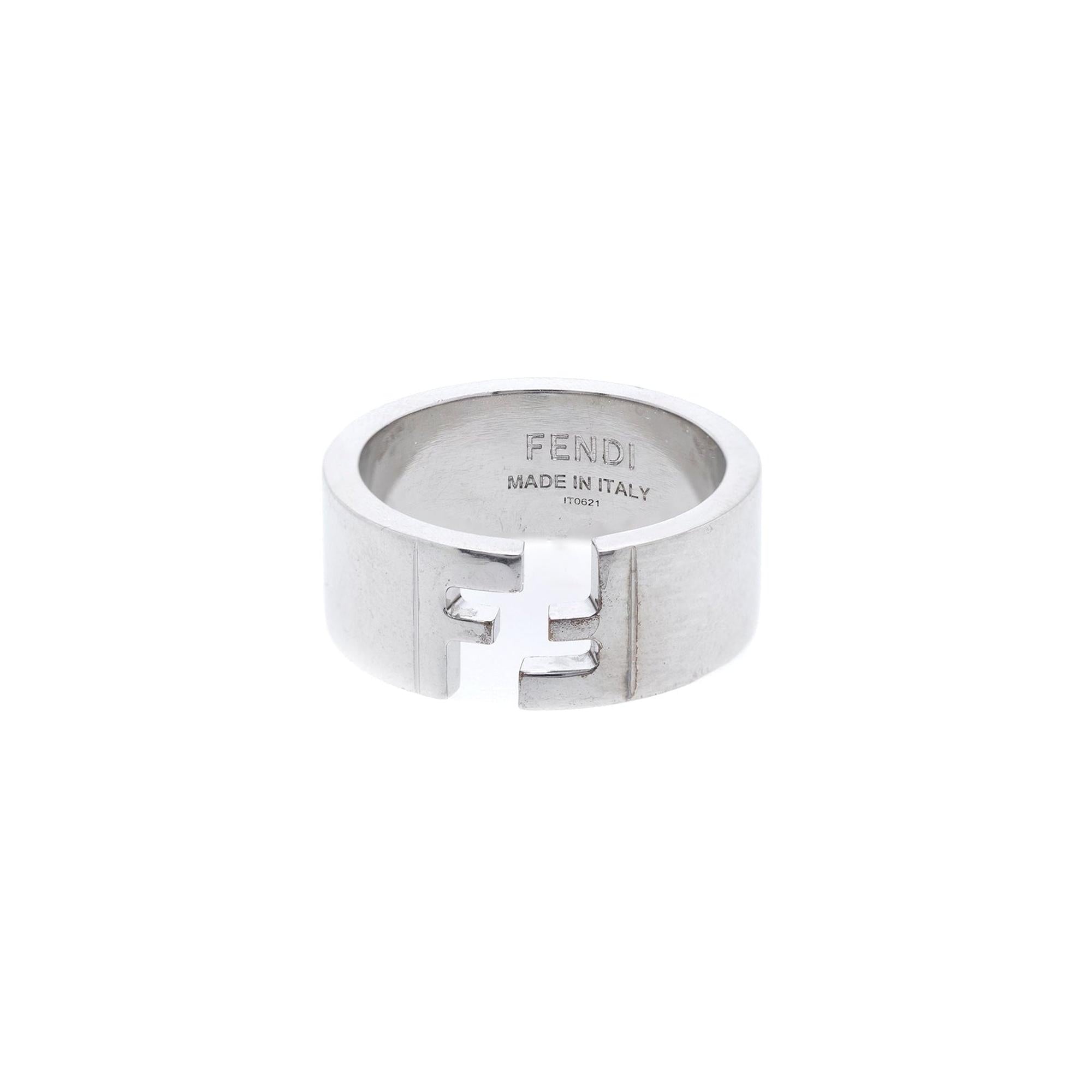 Fendi Silver Forever Fendi Ring