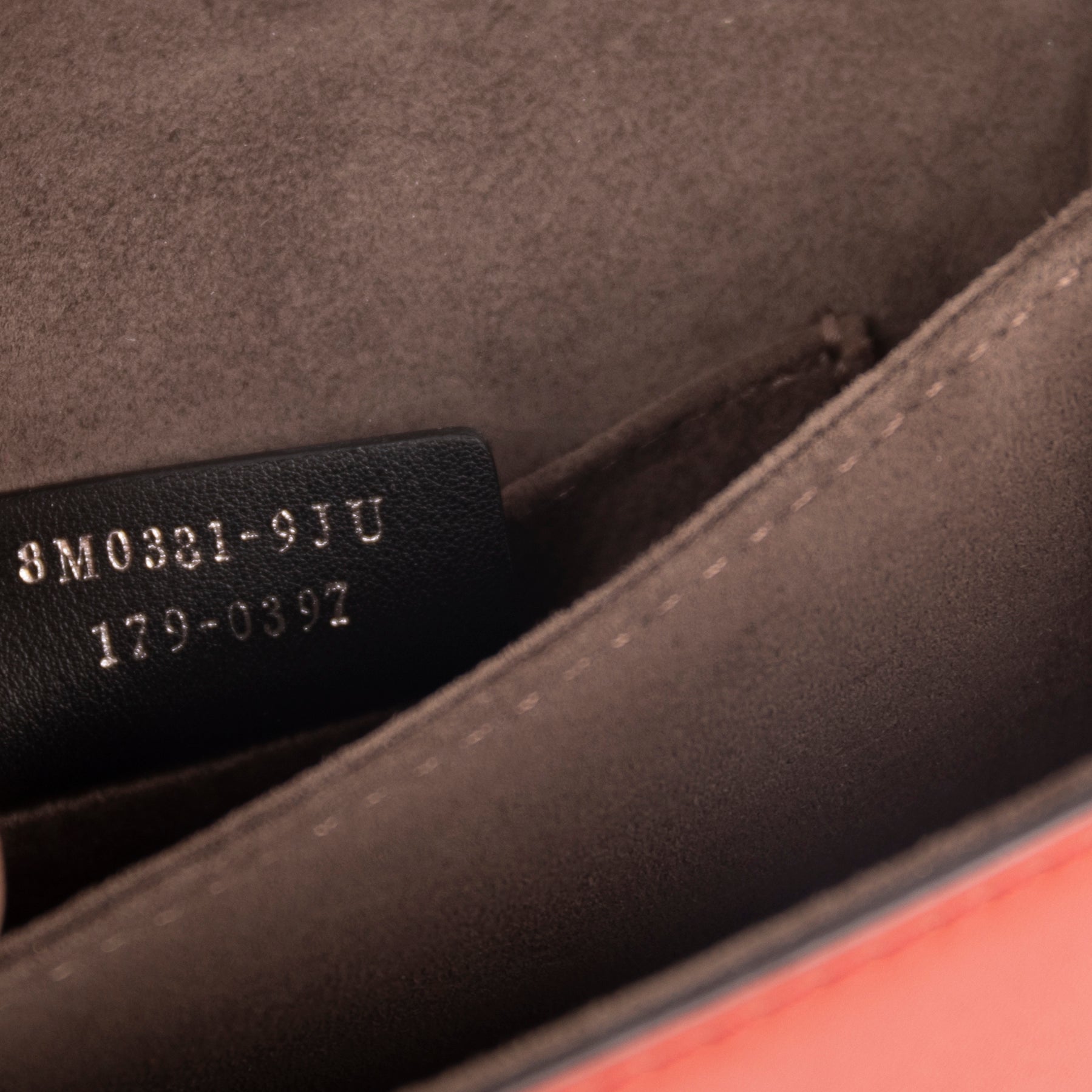 Fendi Small Kan I Faces Leather Bag