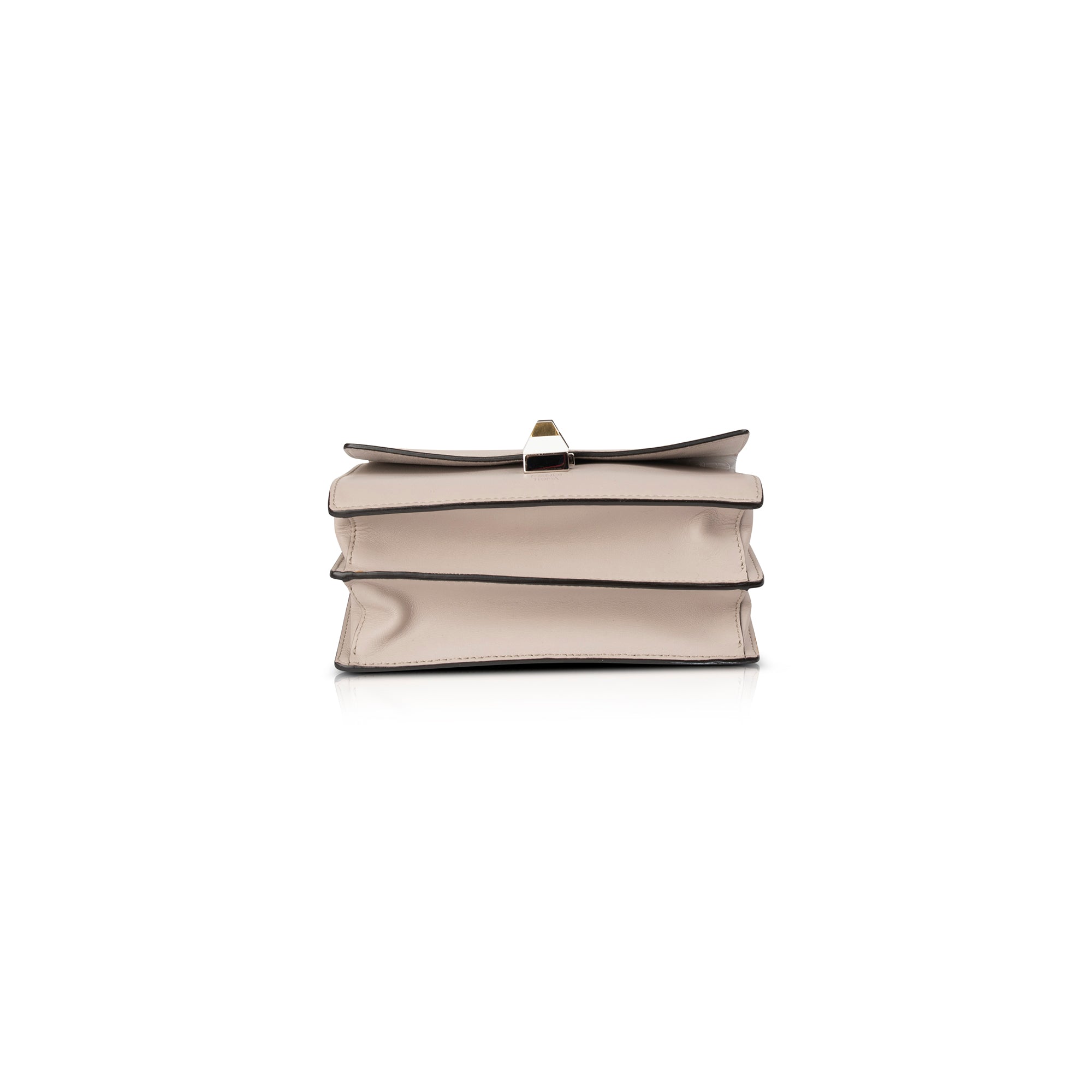 Fendi Small Kan I Leather Chain Shoulder Bag
