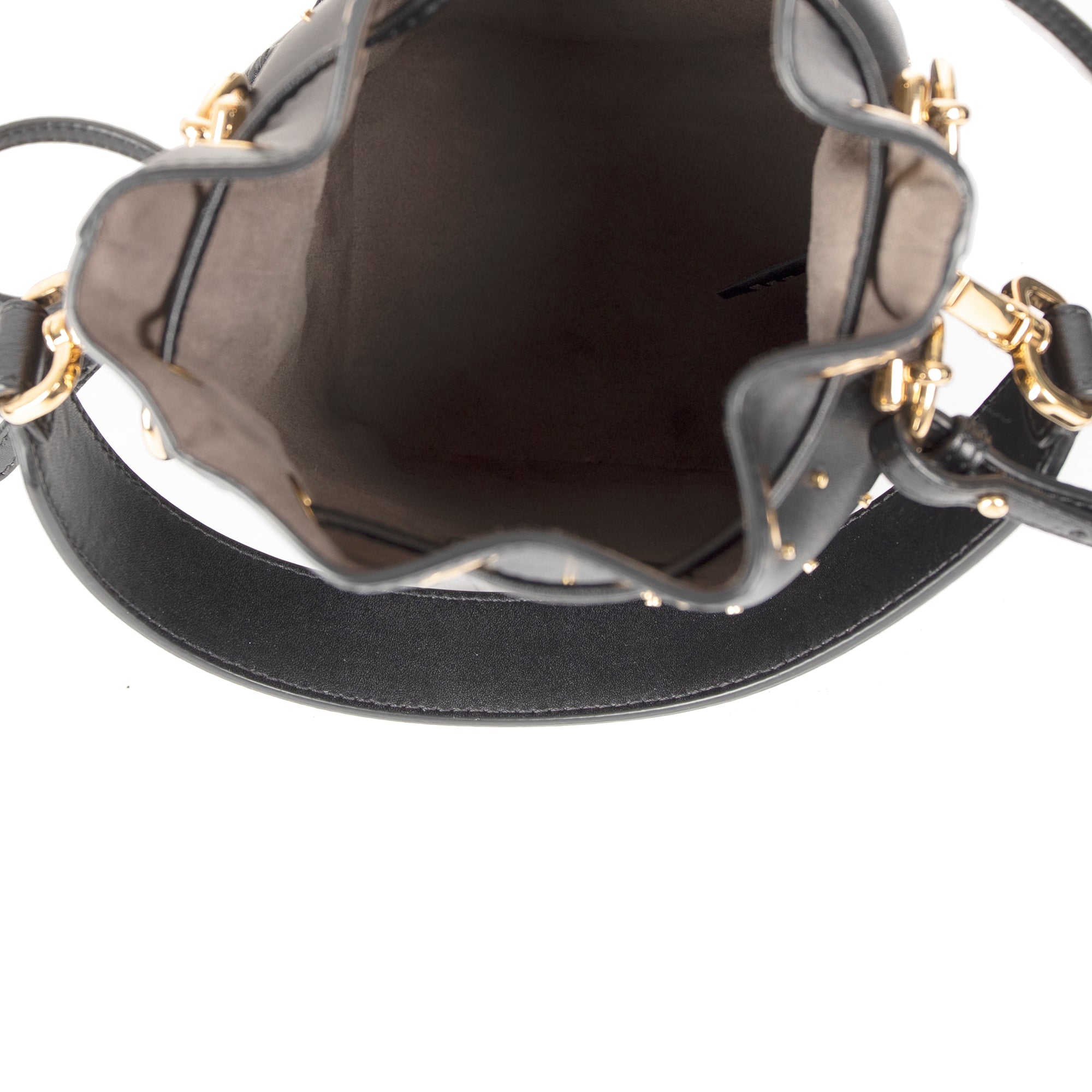 Fendi Studded Mini Mon Tresor Bucket Bag