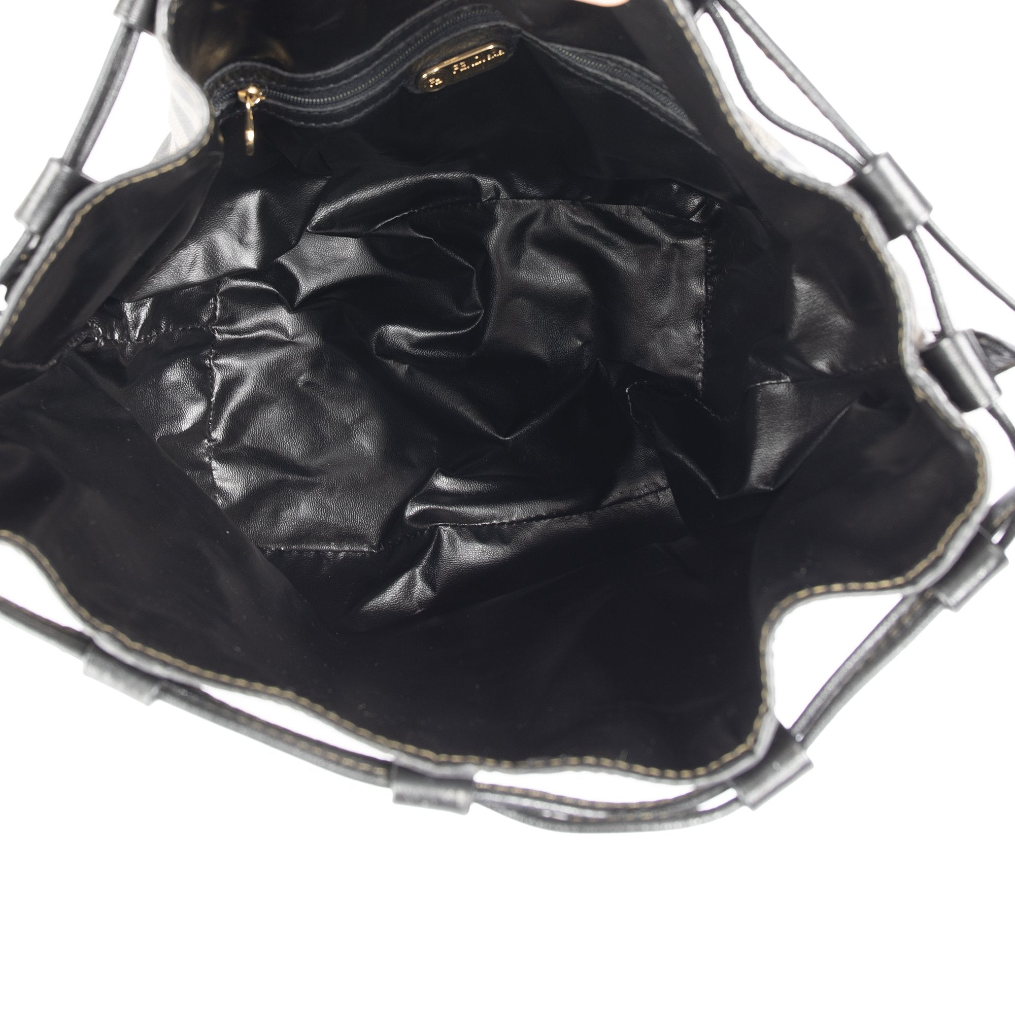 Fendi Vintage Checkered Bucket Bag