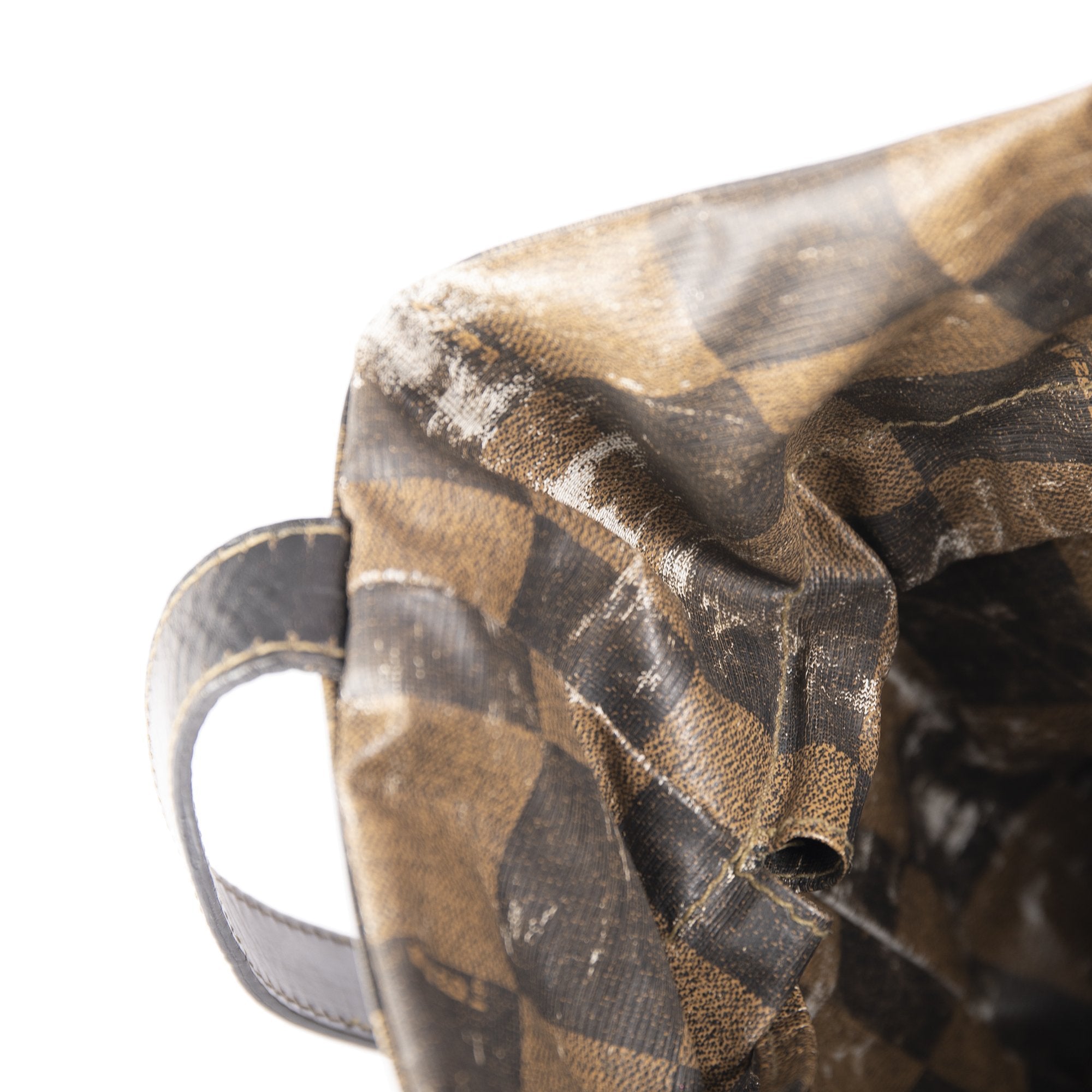 Fendi Vintage Pequin Bucket Bag