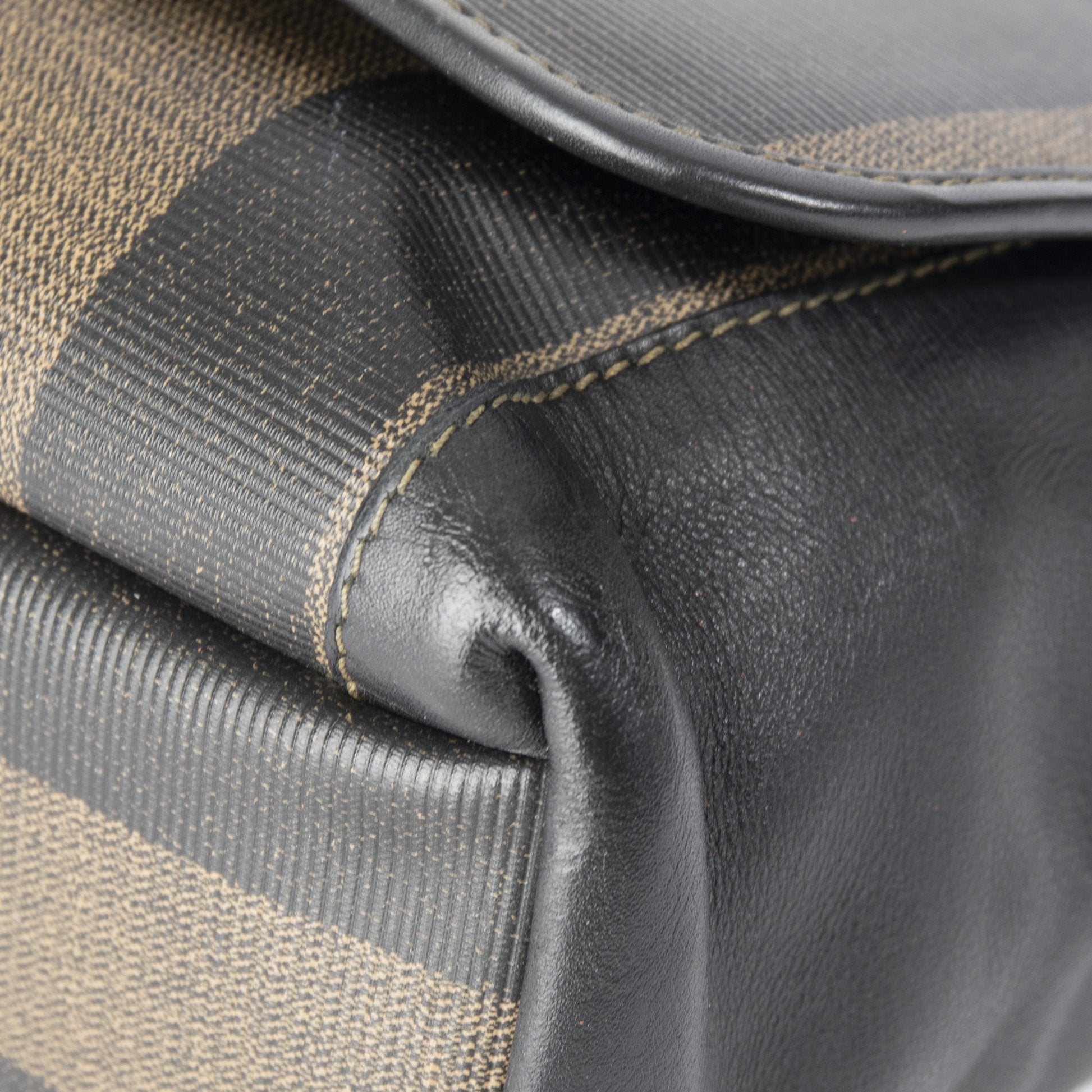 Fendi Vintage Pequin Crossbody Bag