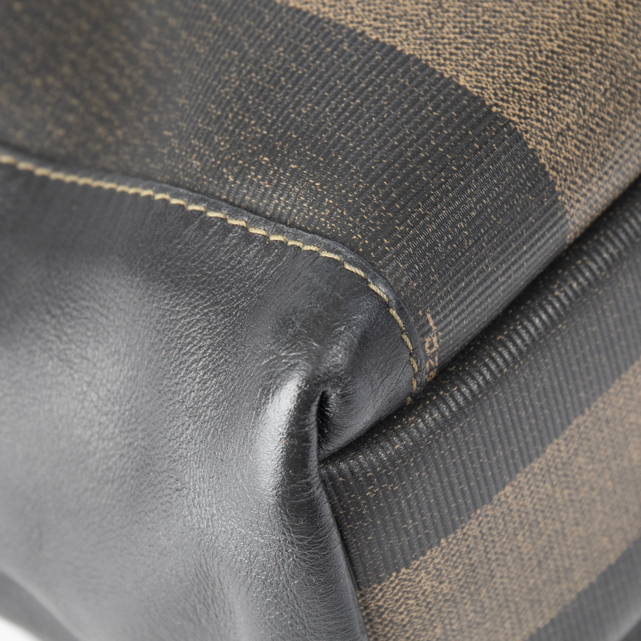 Fendi Vintage Pequin Crossbody Bag