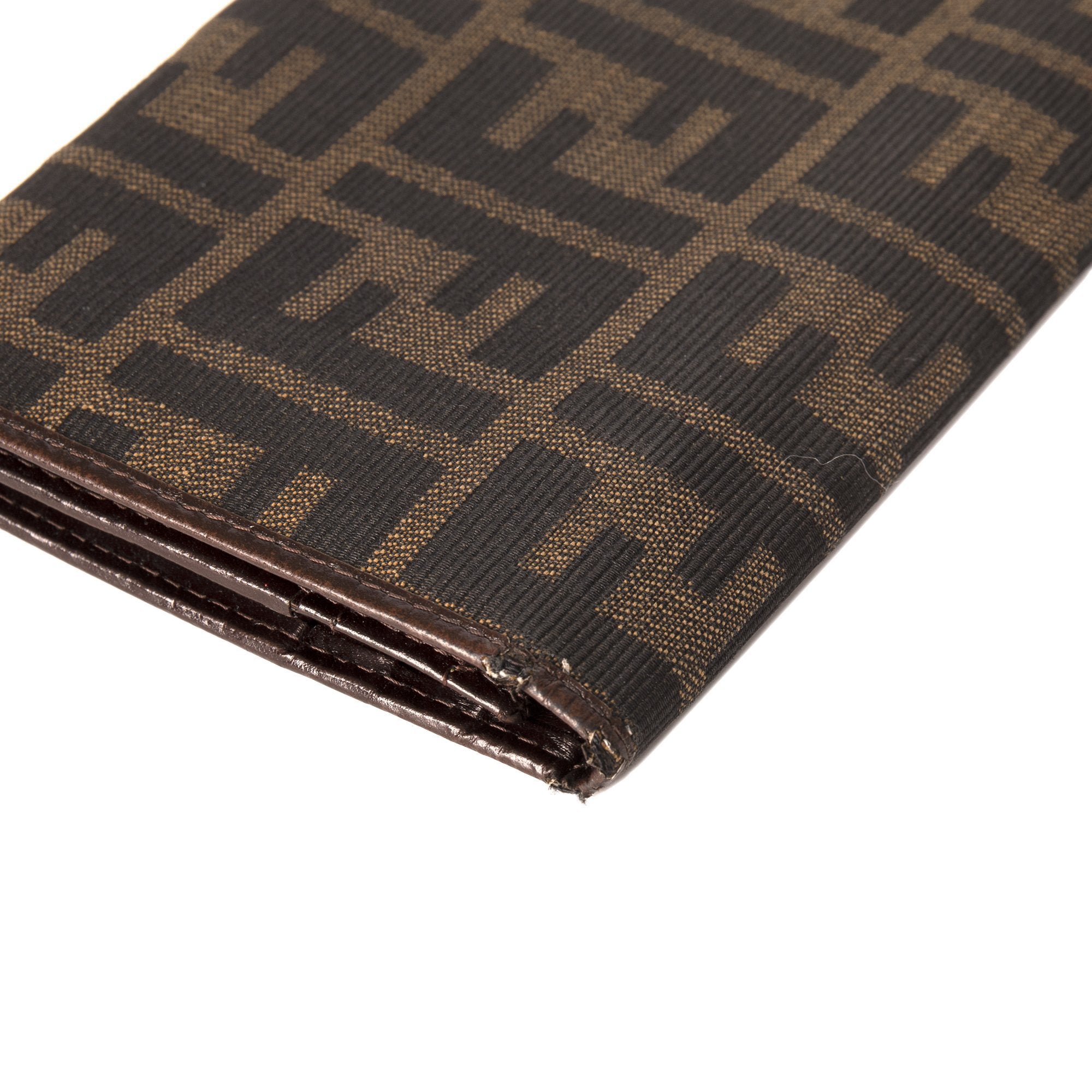 Fendi Vintage Zucca FF Logo Continental Wallet