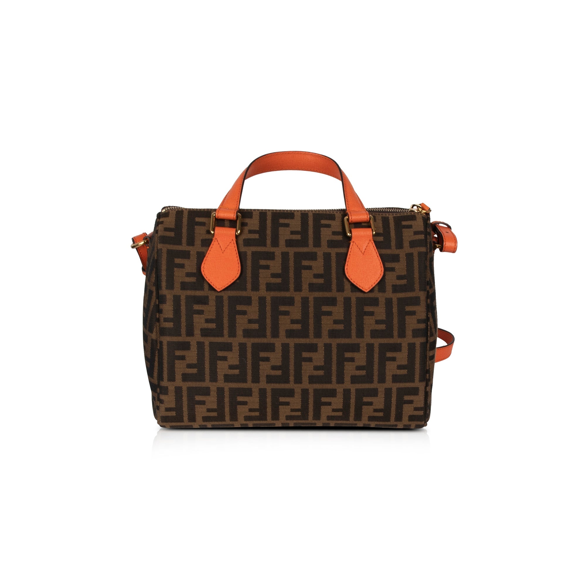 Fendi Zucca Boston Bag w/ Strap