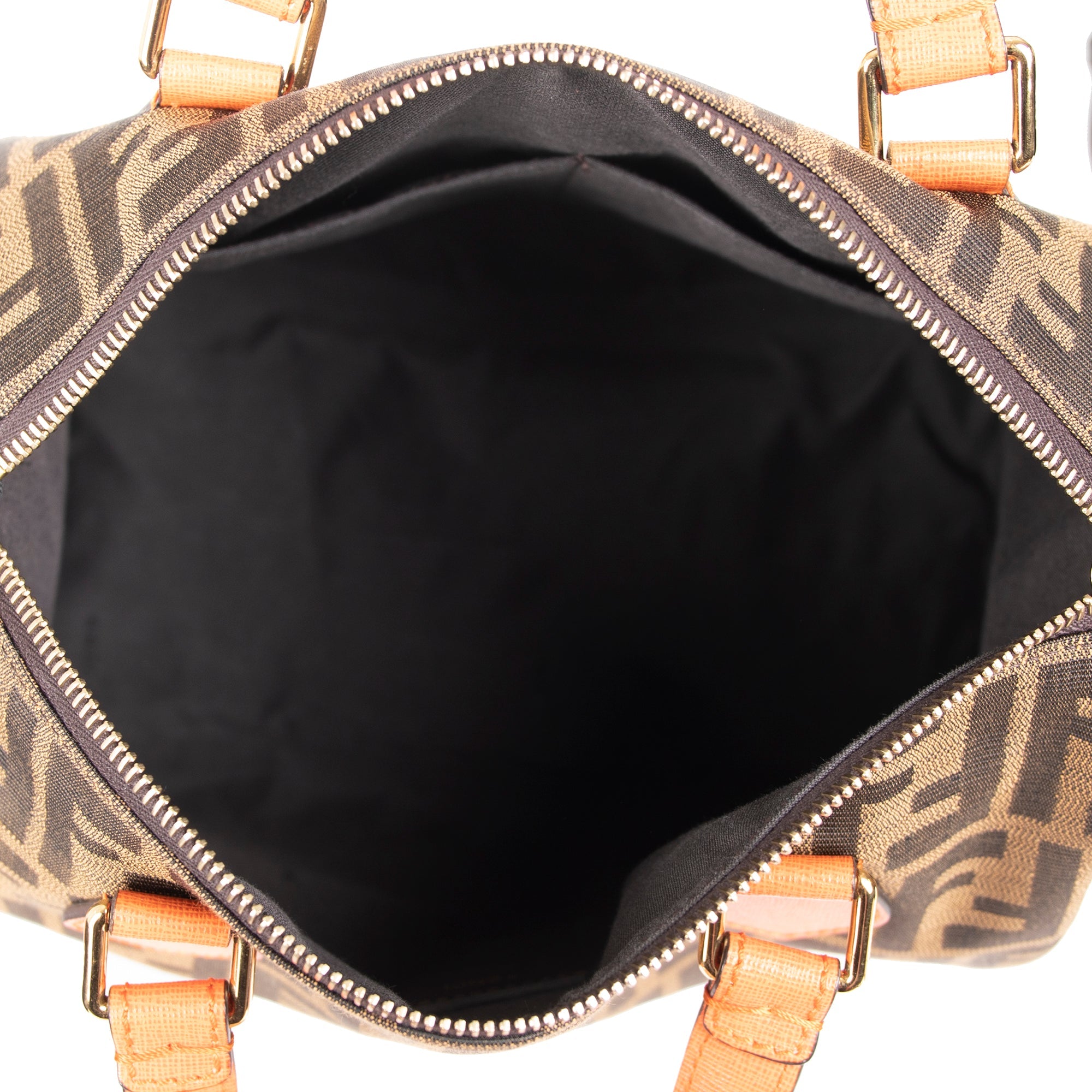 Fendi Zucca Boston Bag w/ Strap