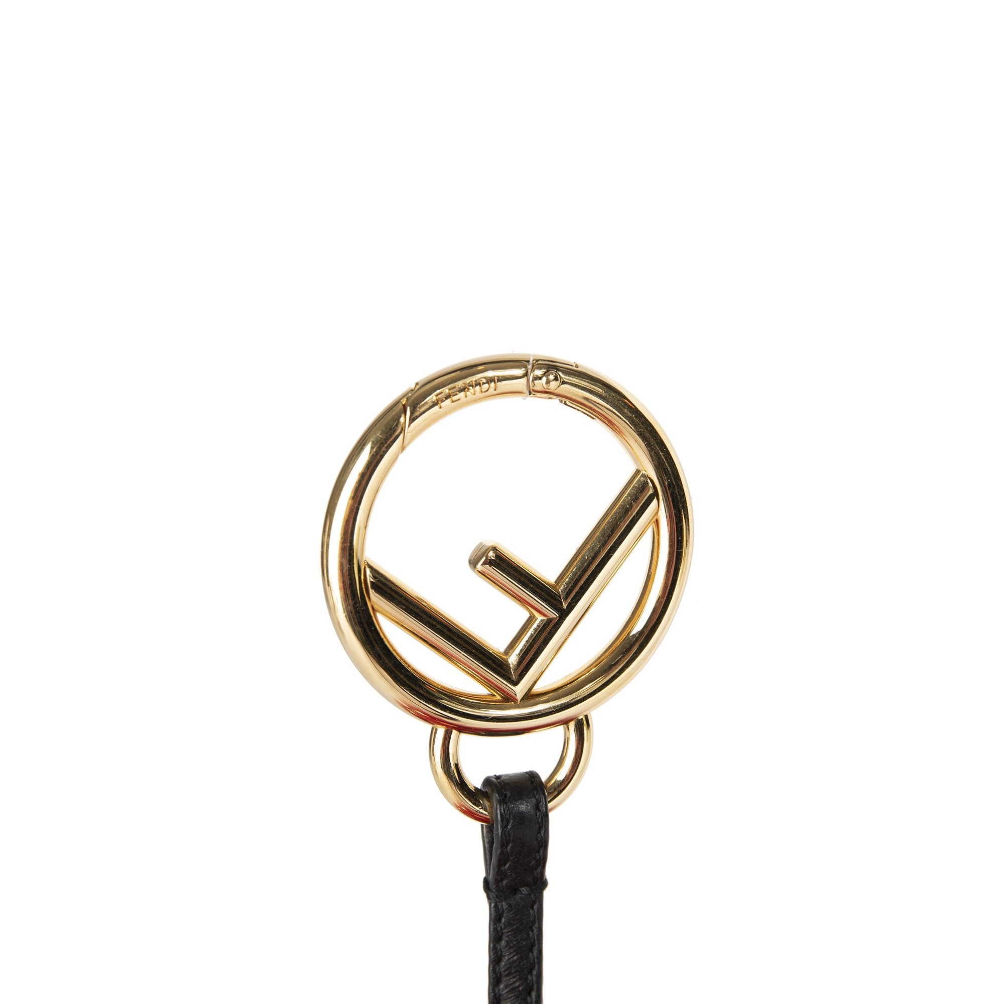 Fendi Zucca Canvas & Leather Space Monkey Bag Charm