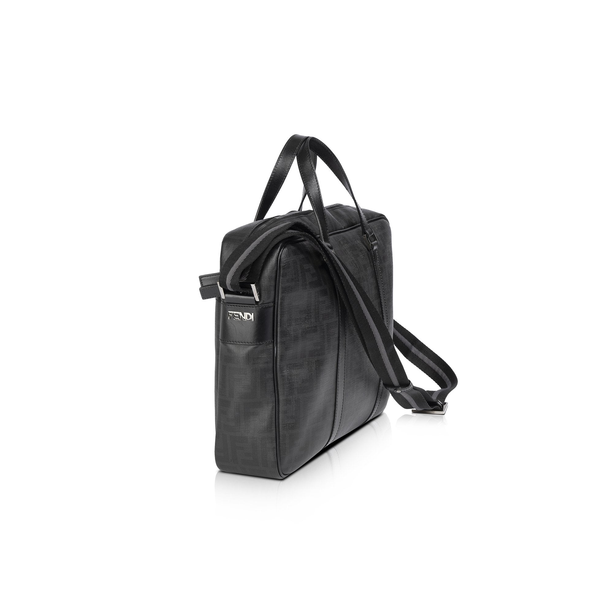 Fendi Zucca Coated Canvas Briefcase