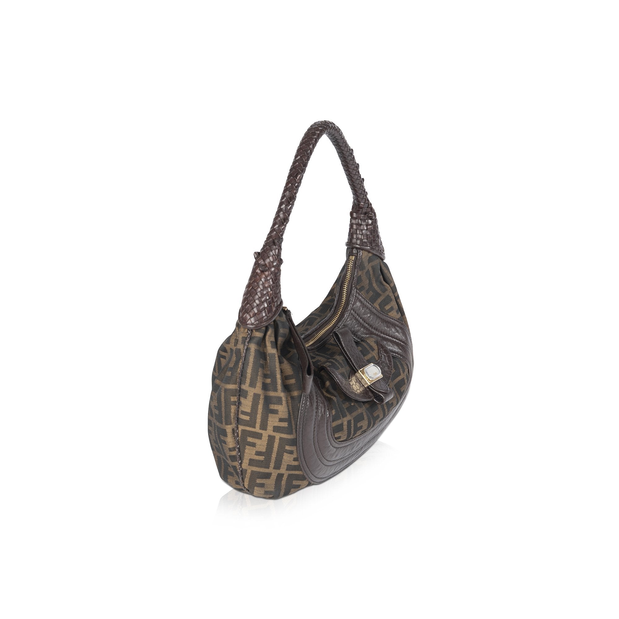 Fendi Zucca Spy Hobo