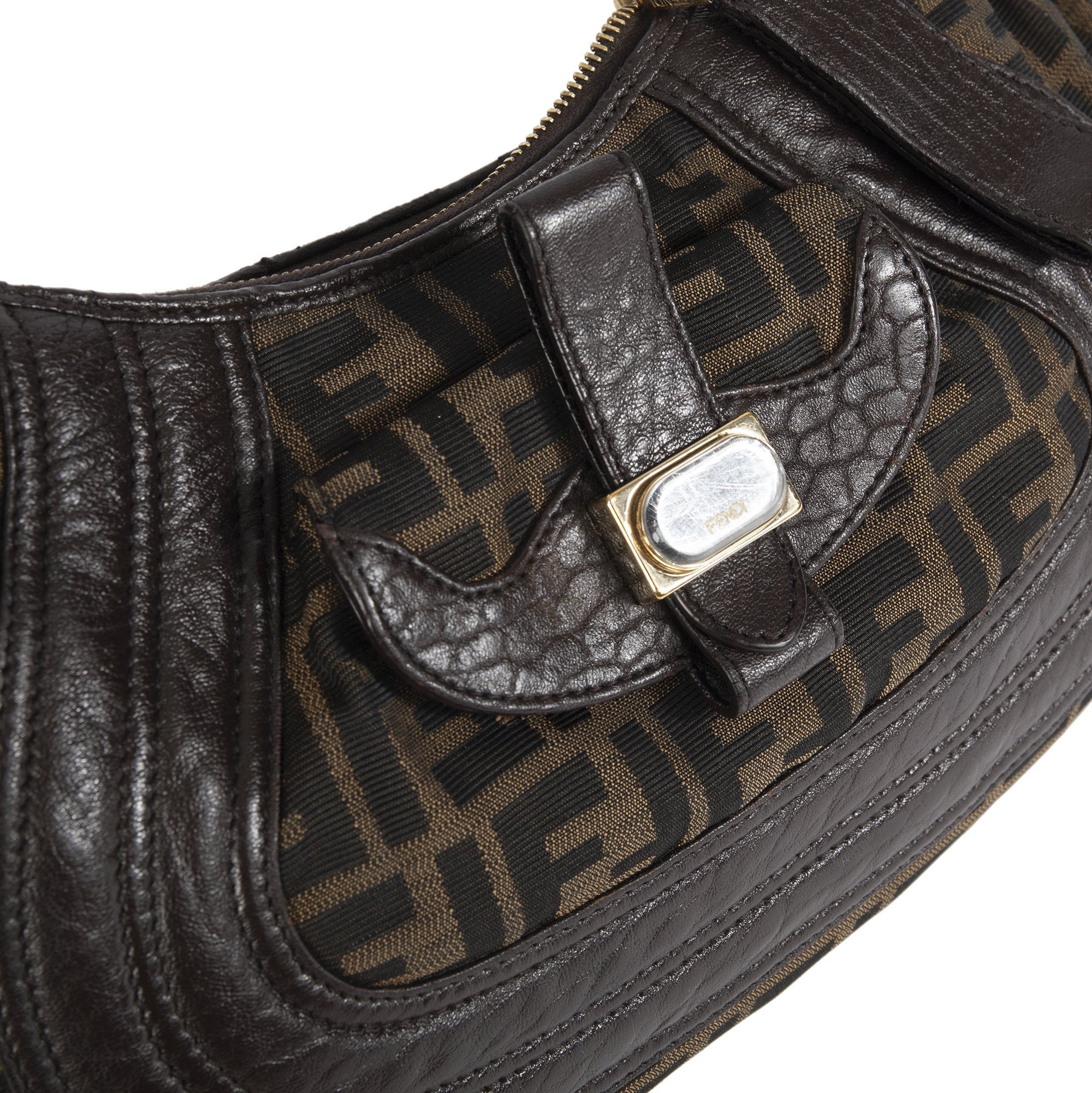 Fendi Zucca Spy Hobo