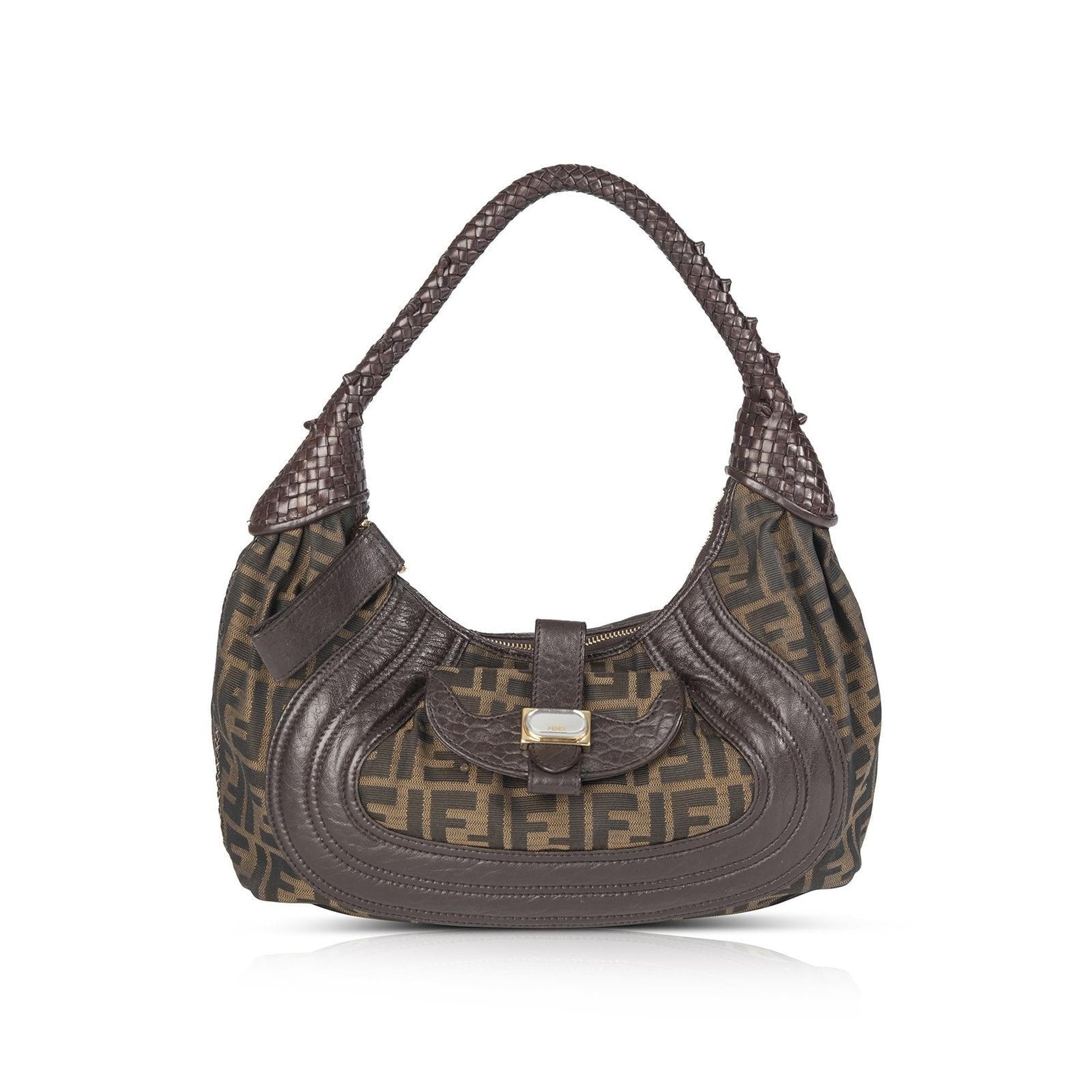 Fendi Zucca Spy Hobo