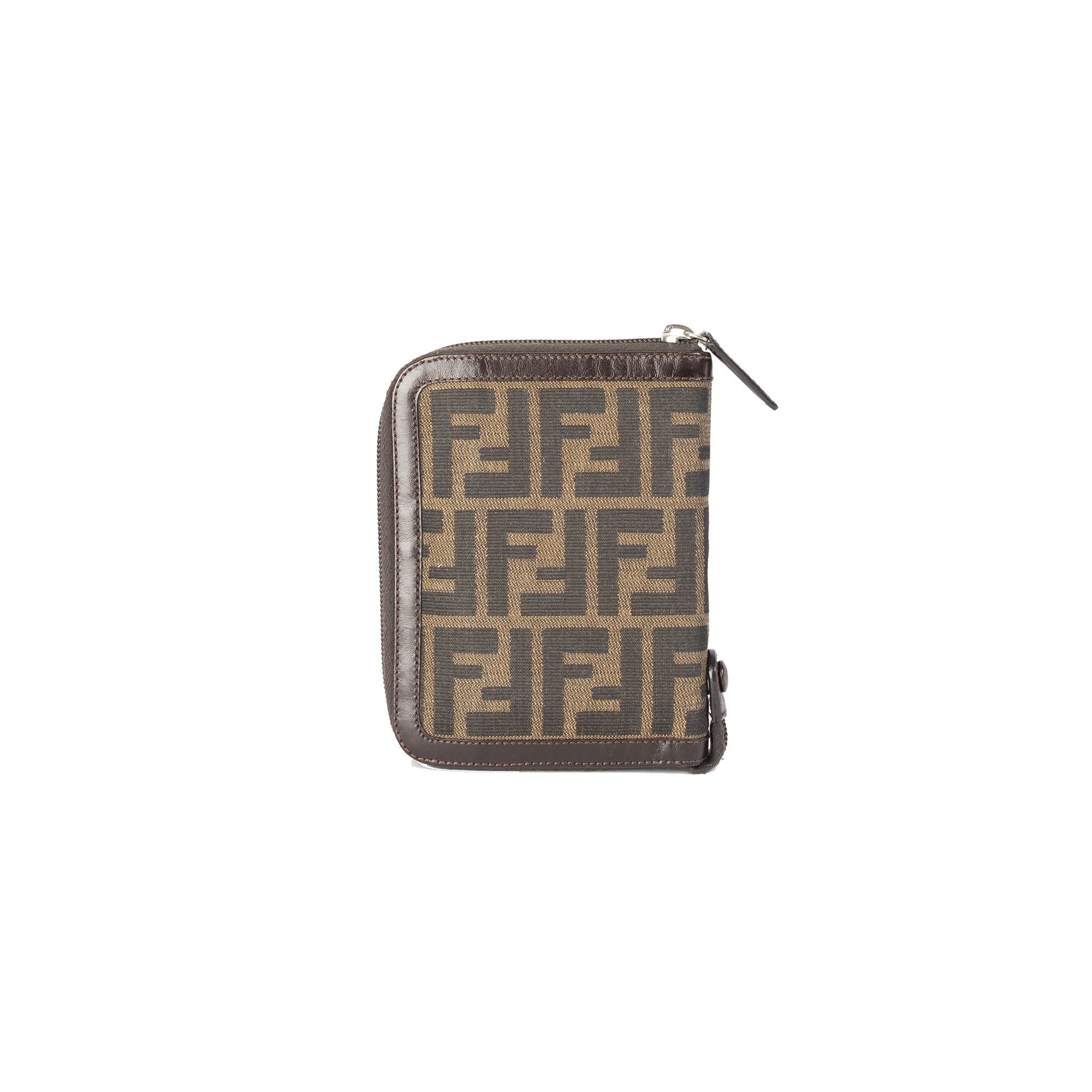 Fendi Zucca Zip Agenda w/ Box
