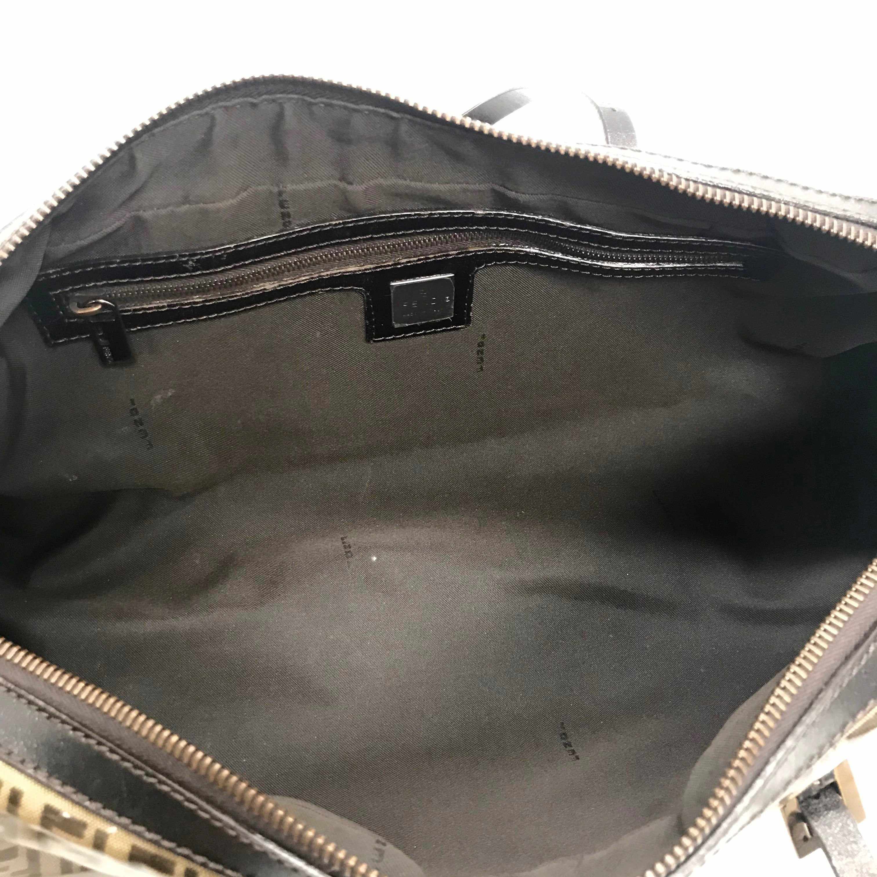 Fendi Zucchino Bowler Bag