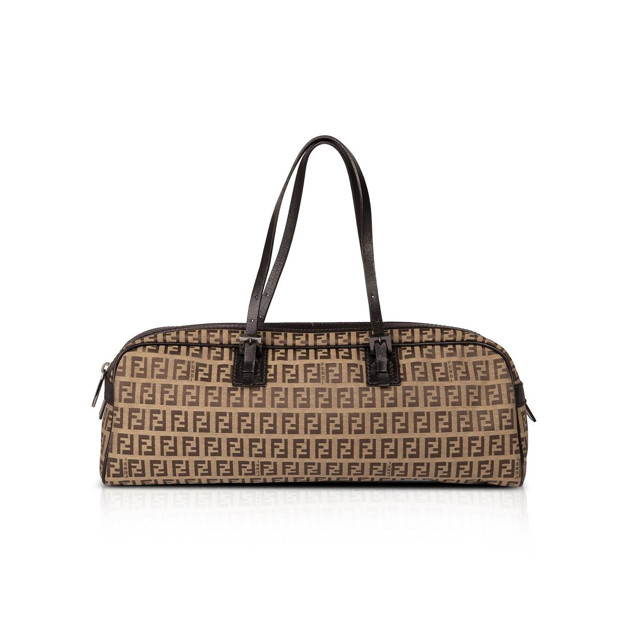 Fendi Zucchino Bowler Bag