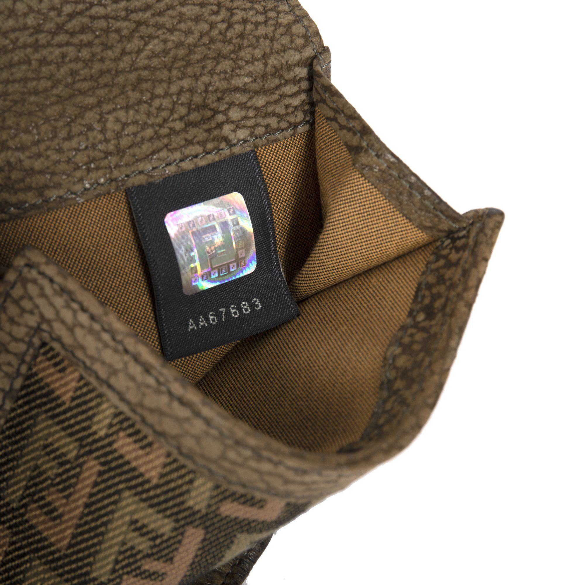 Fendi Zucchino Compact Wallet