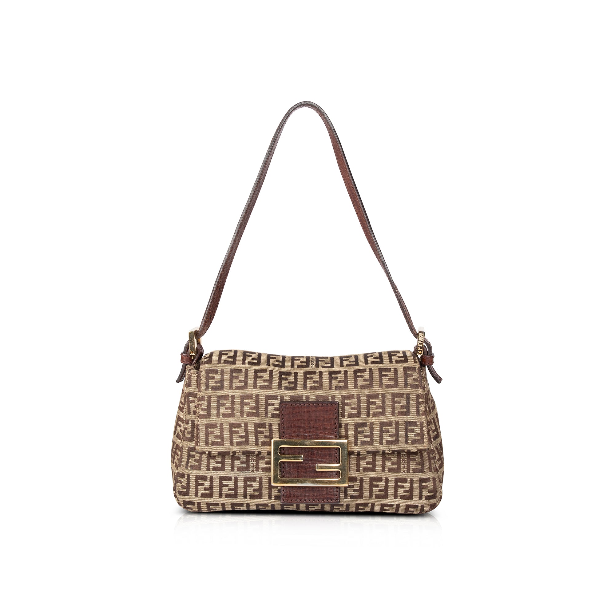 Fendi Zucchino Mini Mama Baguette Bag