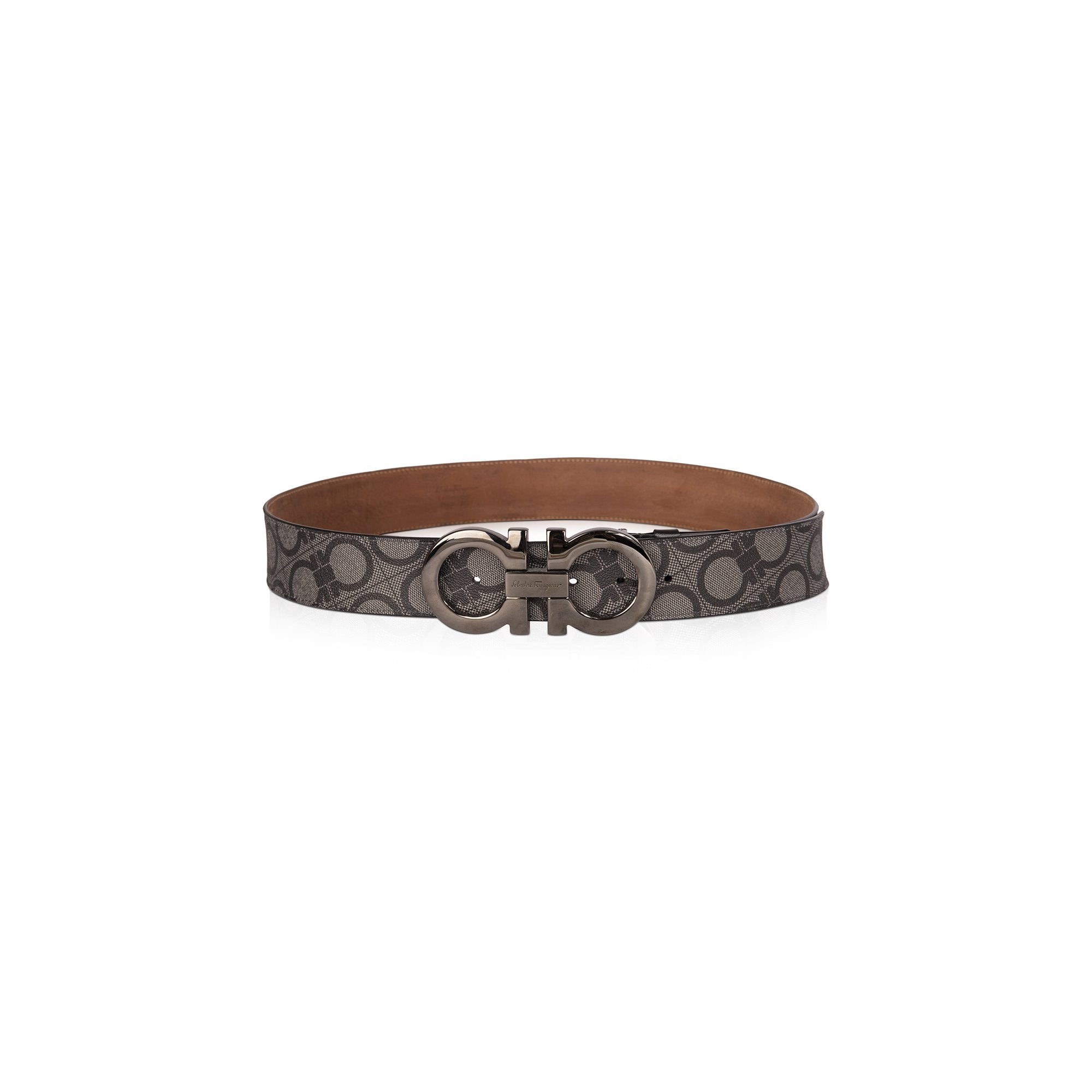 Ferragamo Coated Canvas Belt