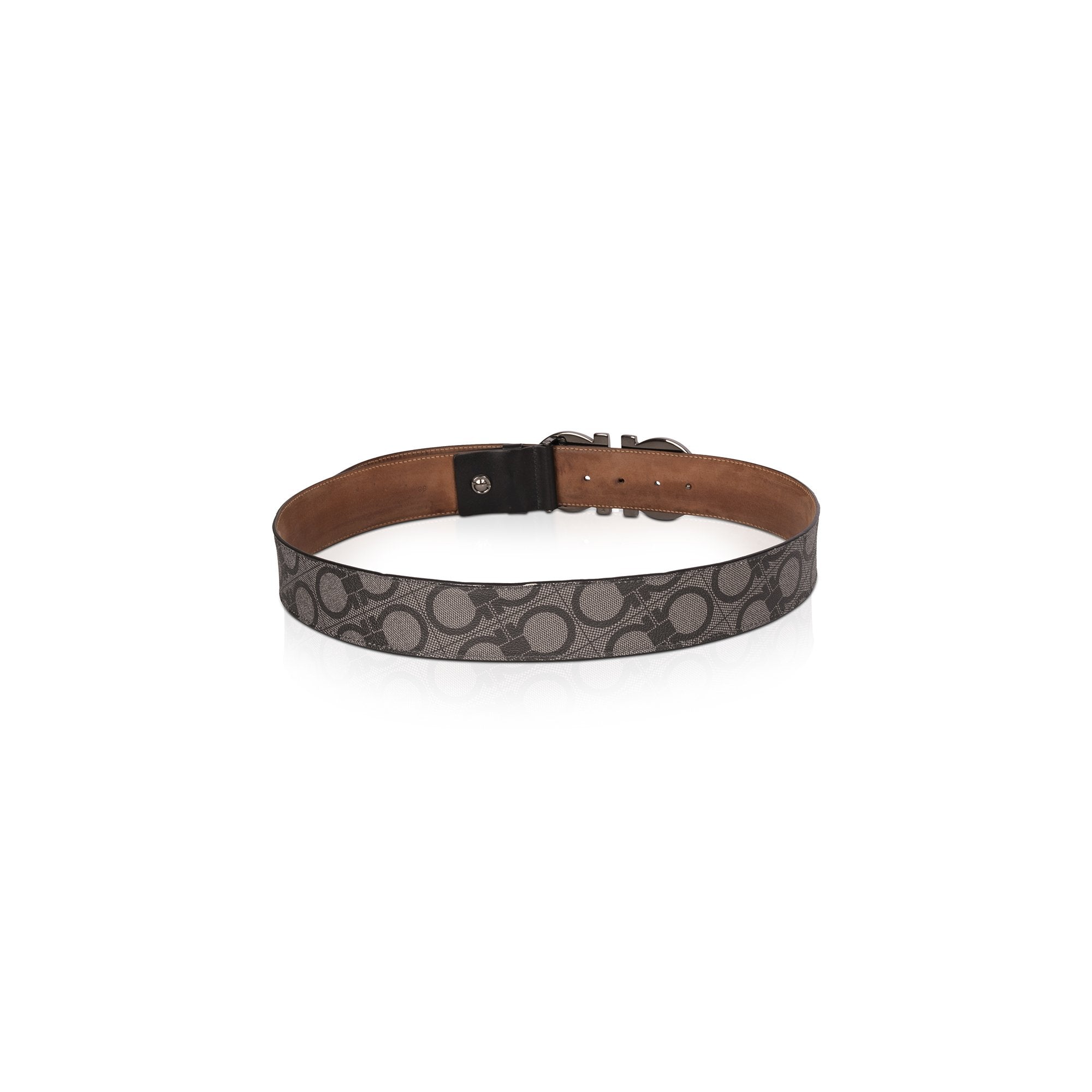 Ferragamo Coated Canvas Belt