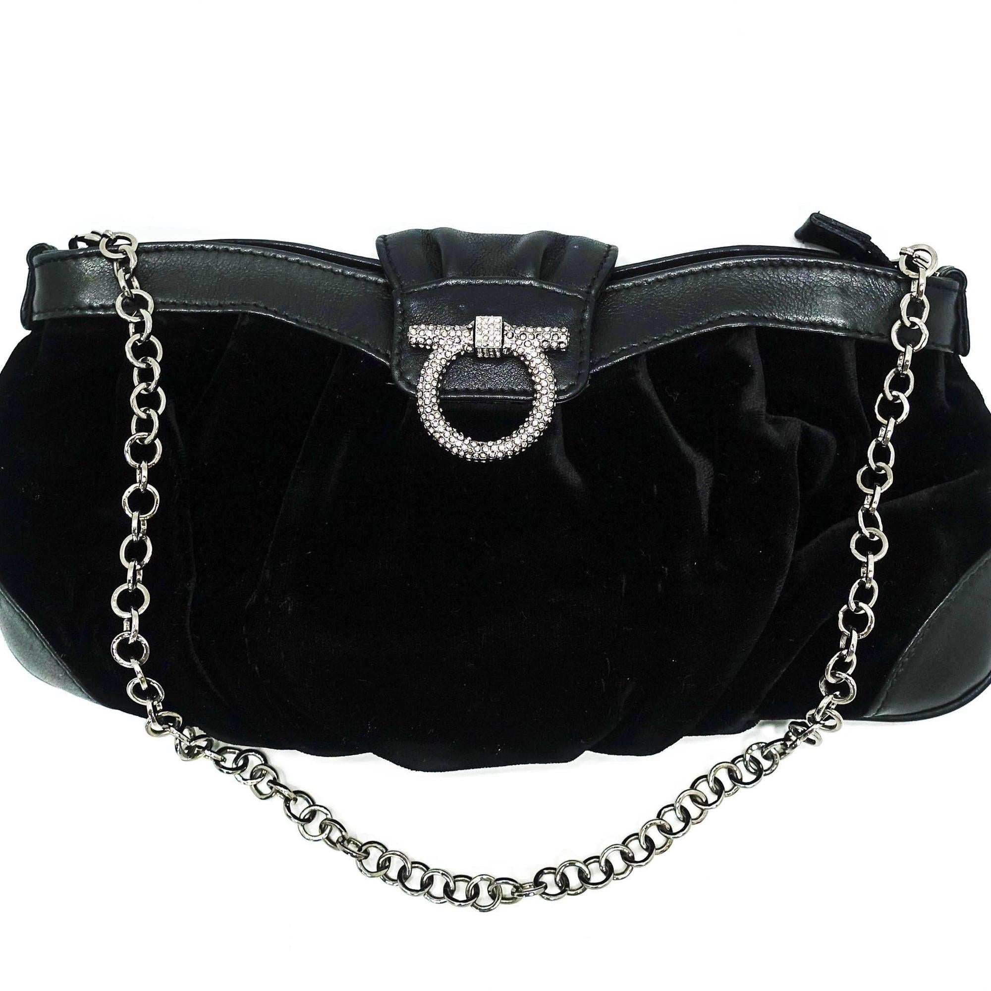 Ferragamo Embellished Gancio Clutch