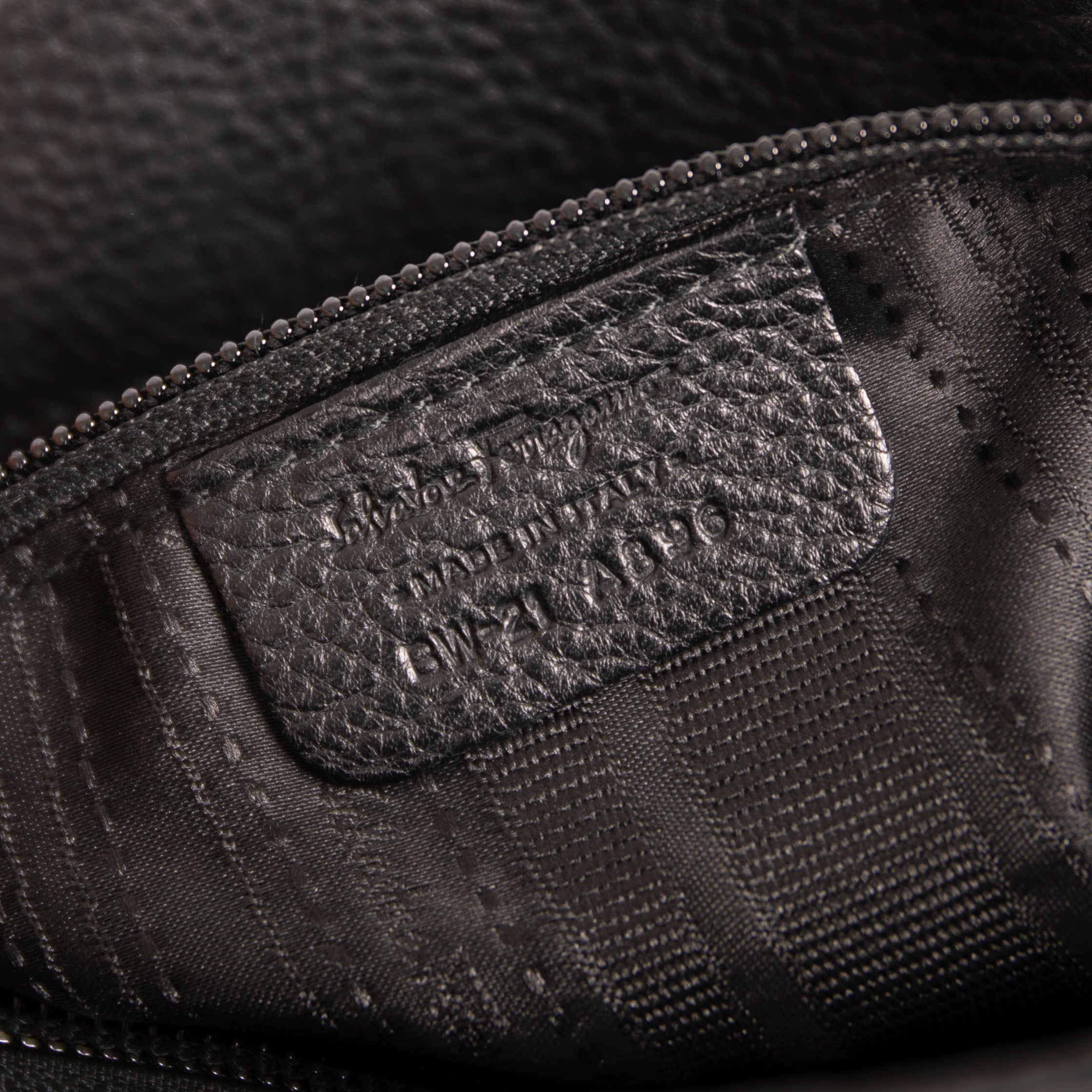 Ferragamo Gancini Leather Handle Bag