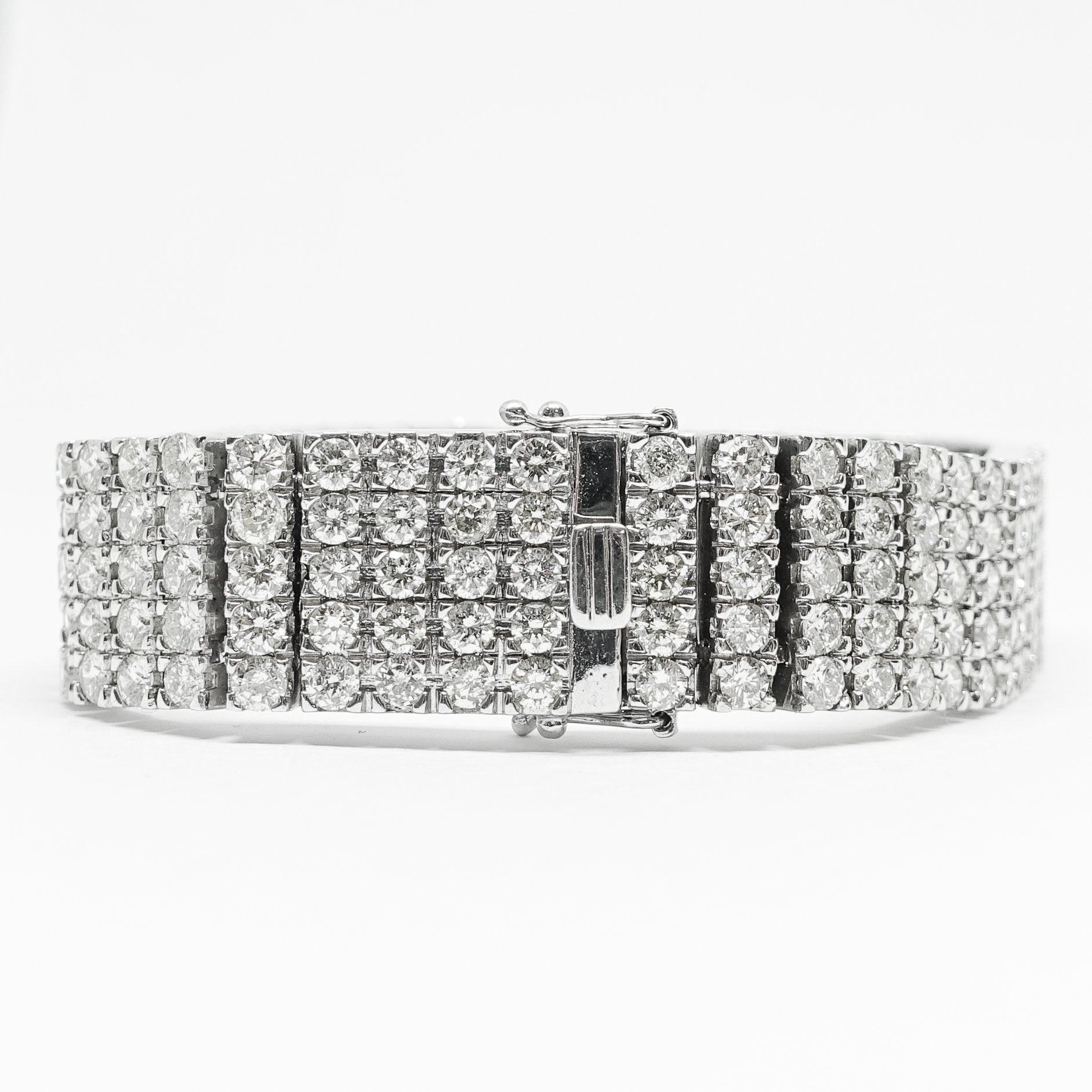 Five Row Diamond Tennis Bracelet