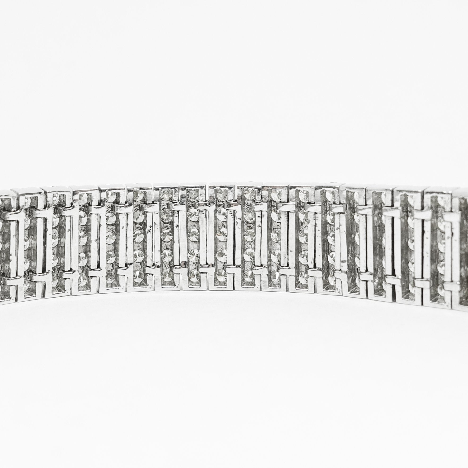 Five Row Diamond Tennis Bracelet