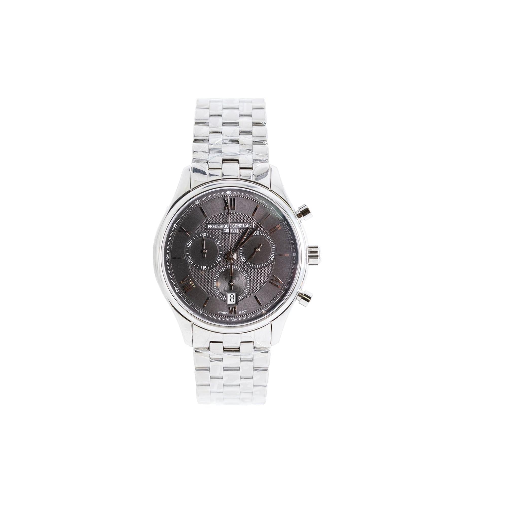 Frederique Constant Classics Chronograph Watch w/ Box & Papers