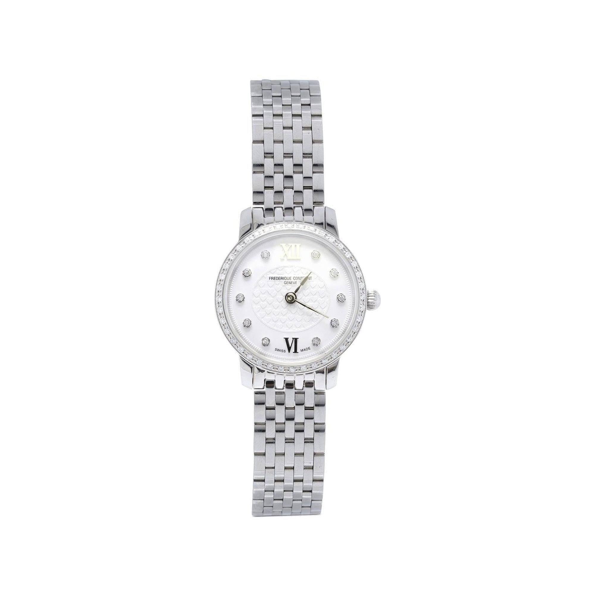 Frederique Constant Diamond Slimline Watch w/ Box