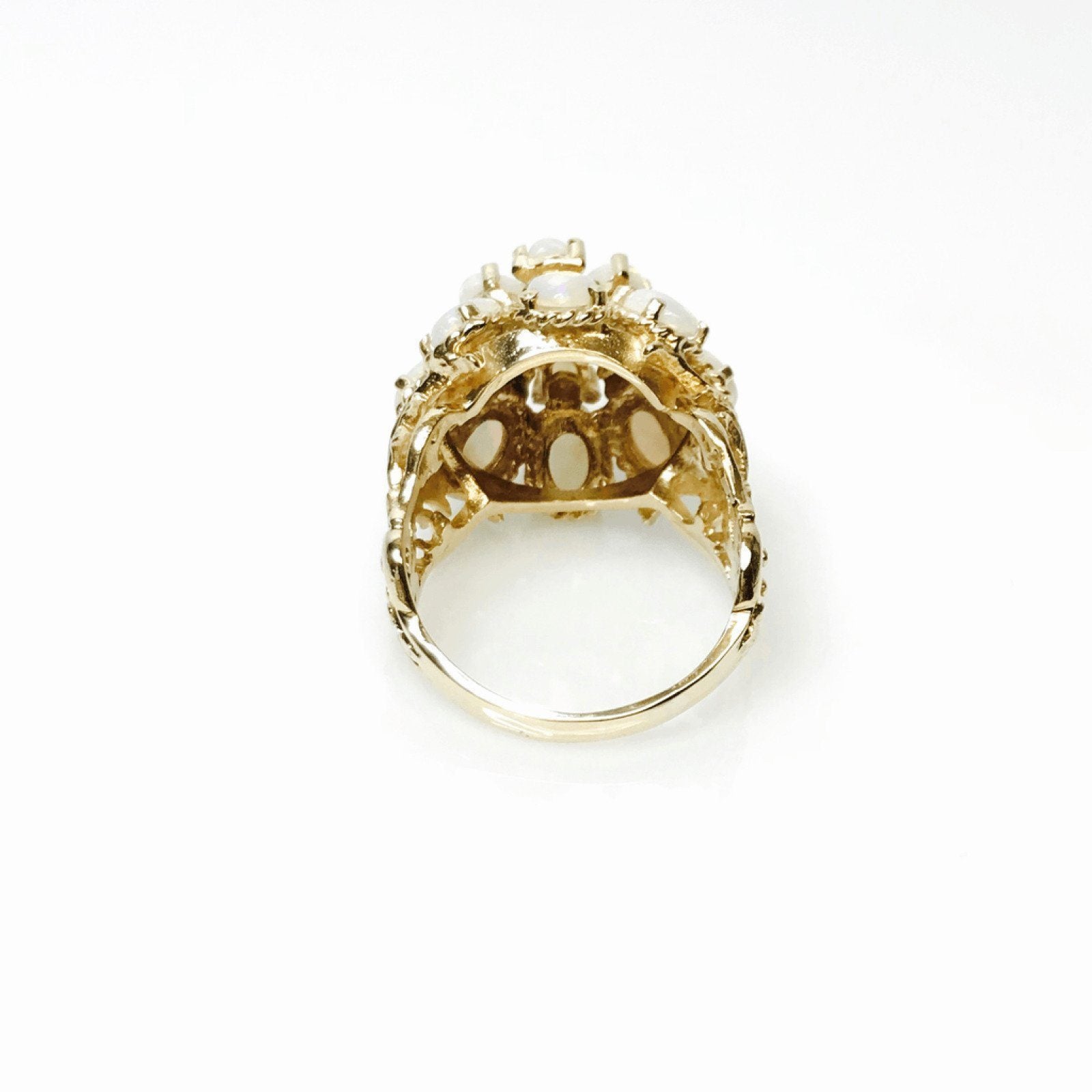 Garnet and Opal Cocktail Ring