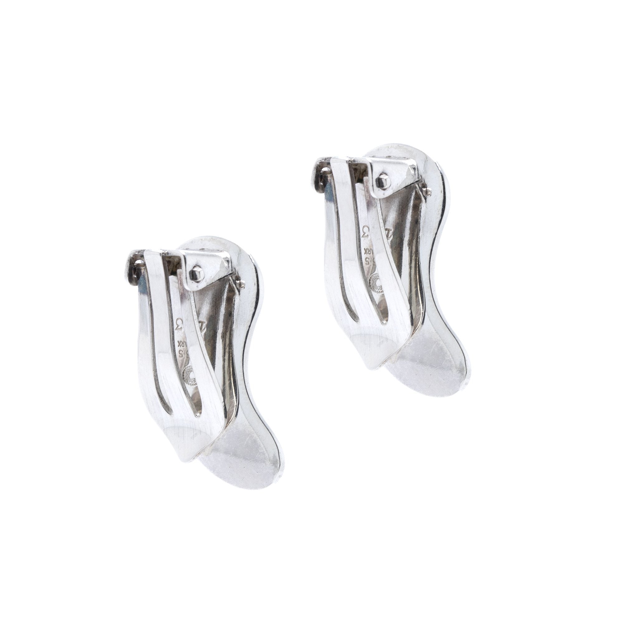 Georg Jensen Bean Clip-On Earrings