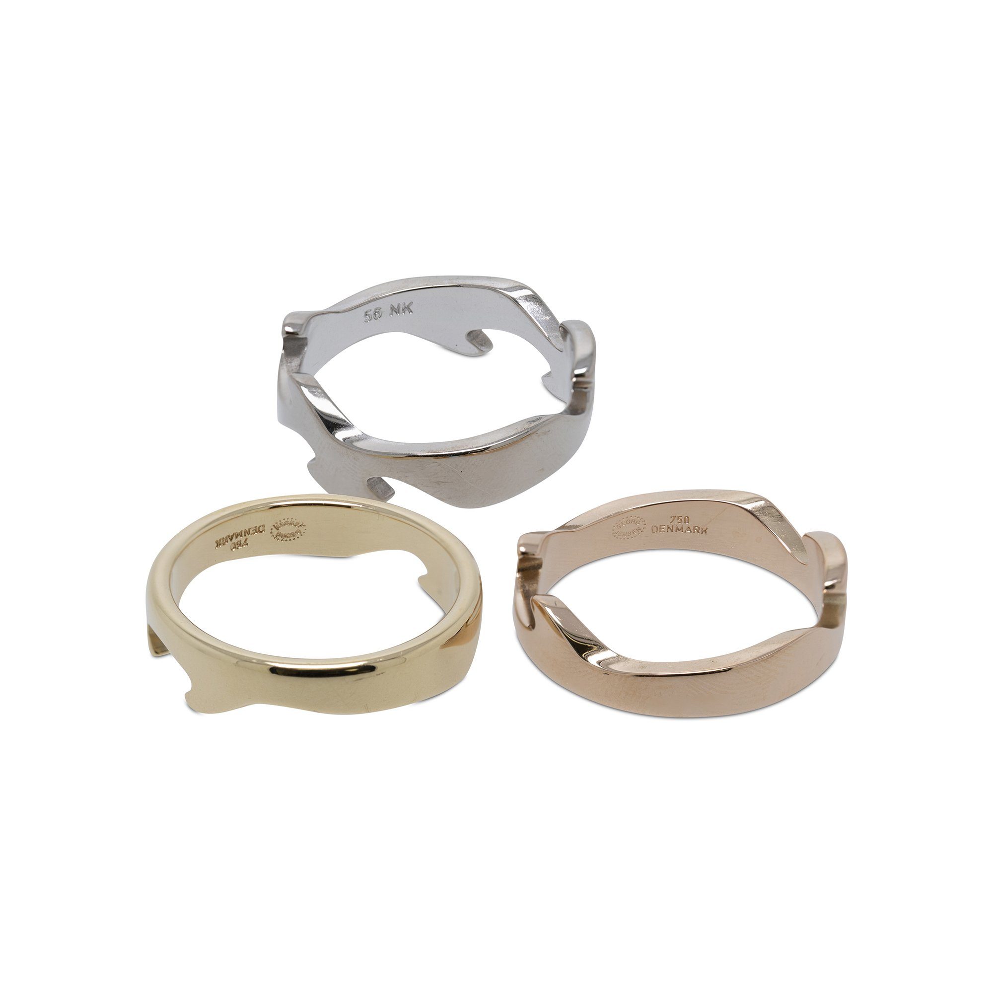 Georg Jensen Fusion 3 Piece Ring