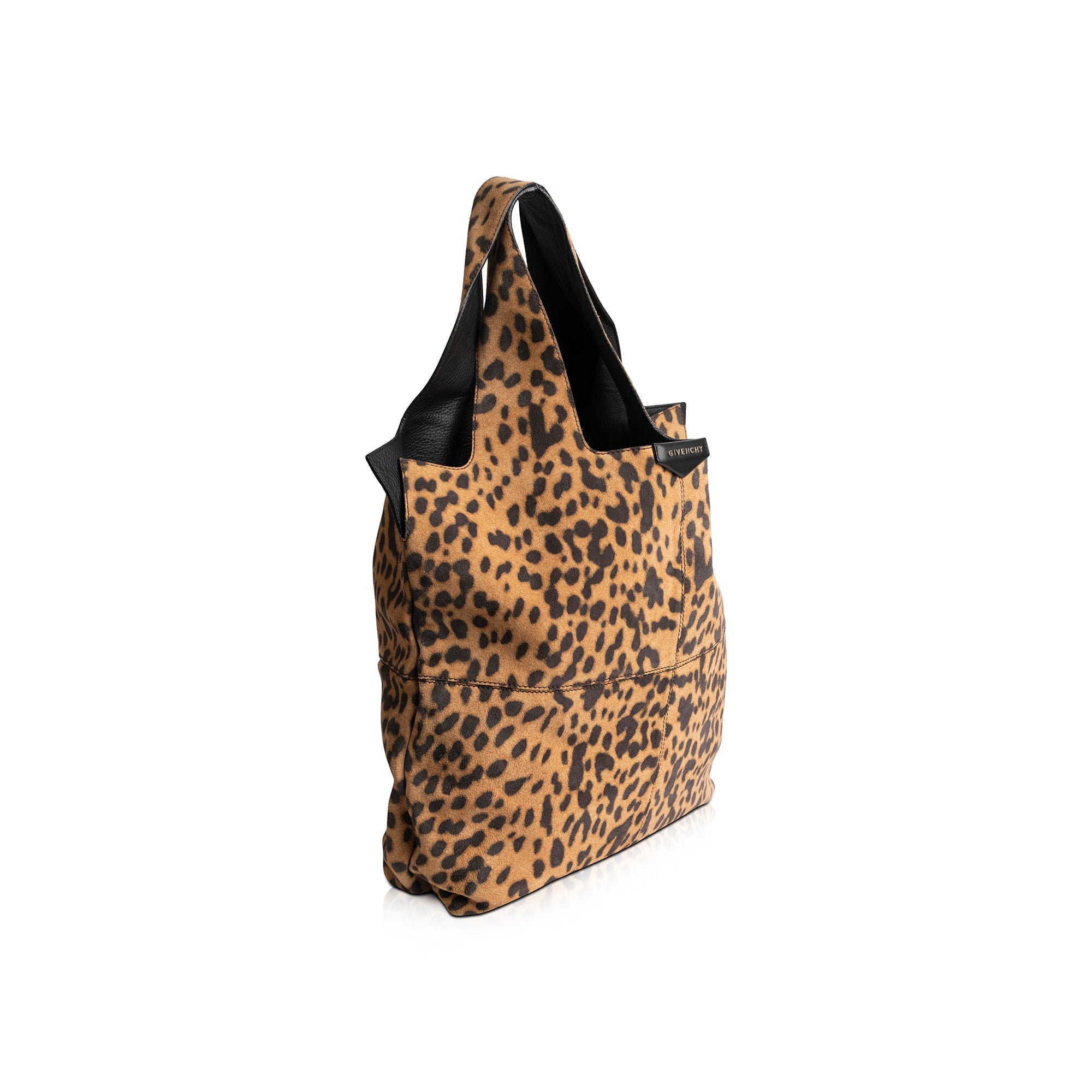 Givenchy Suede Leopard Print Tote