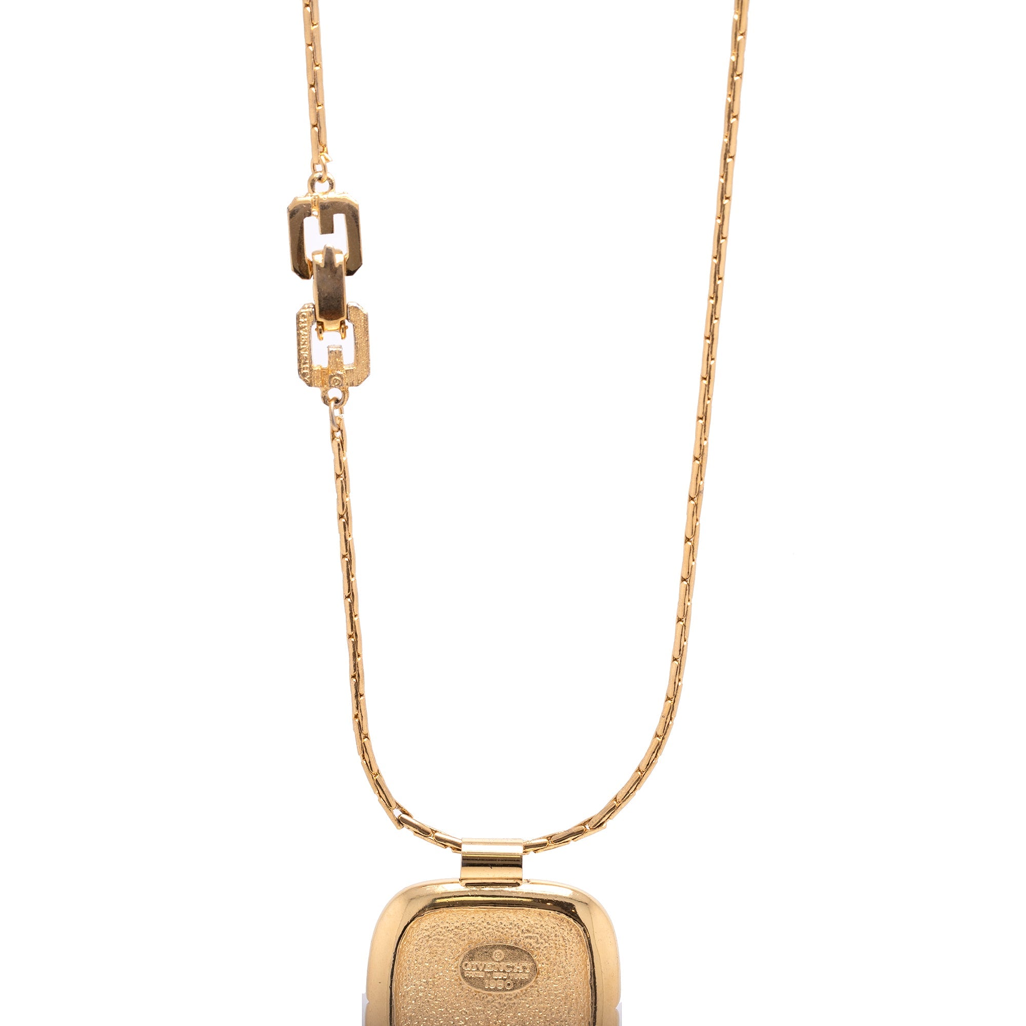 Givenchy Vintage Enamel Pendant Necklace