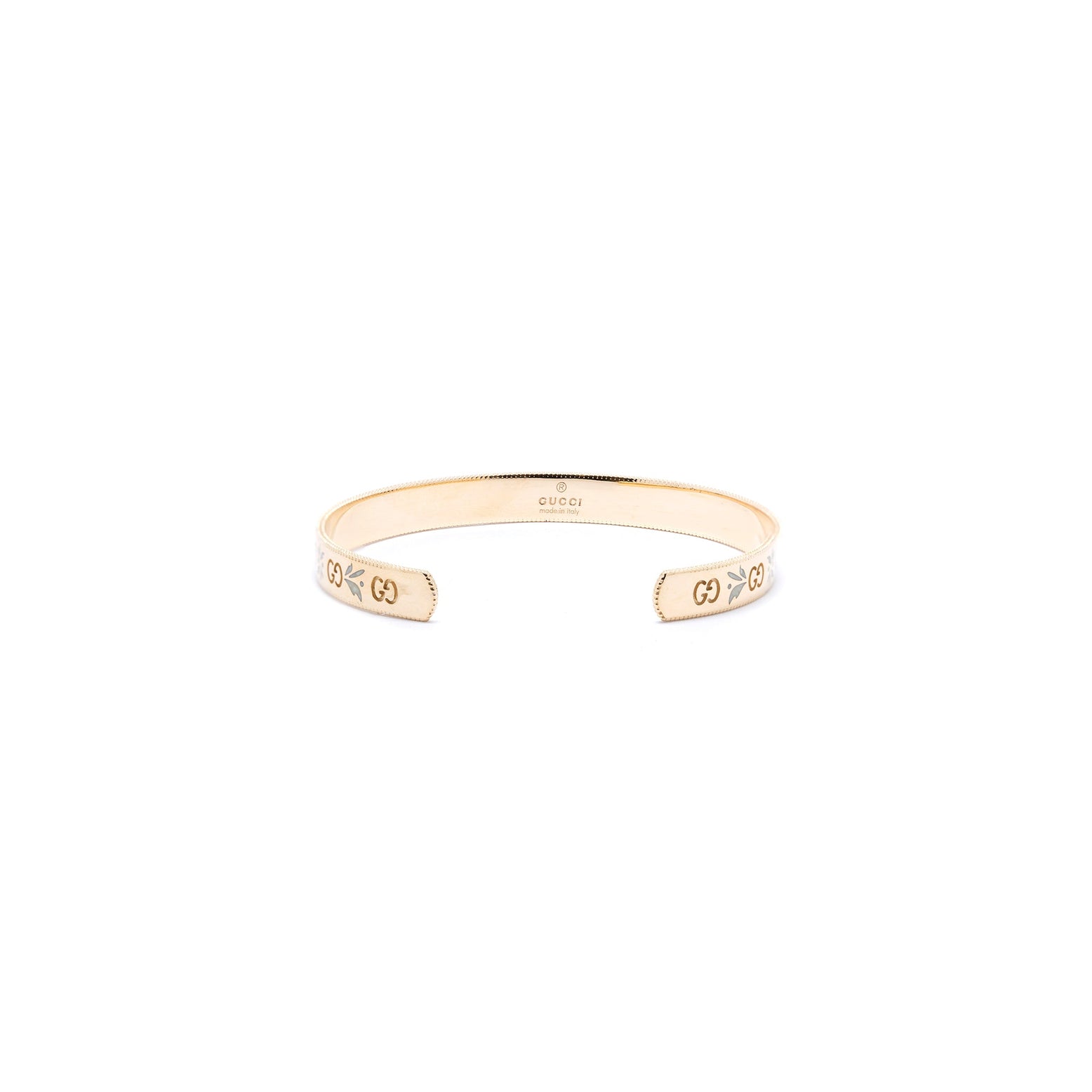 Icon 18k cuff bracelet in 18k rose gold  GUCCI US